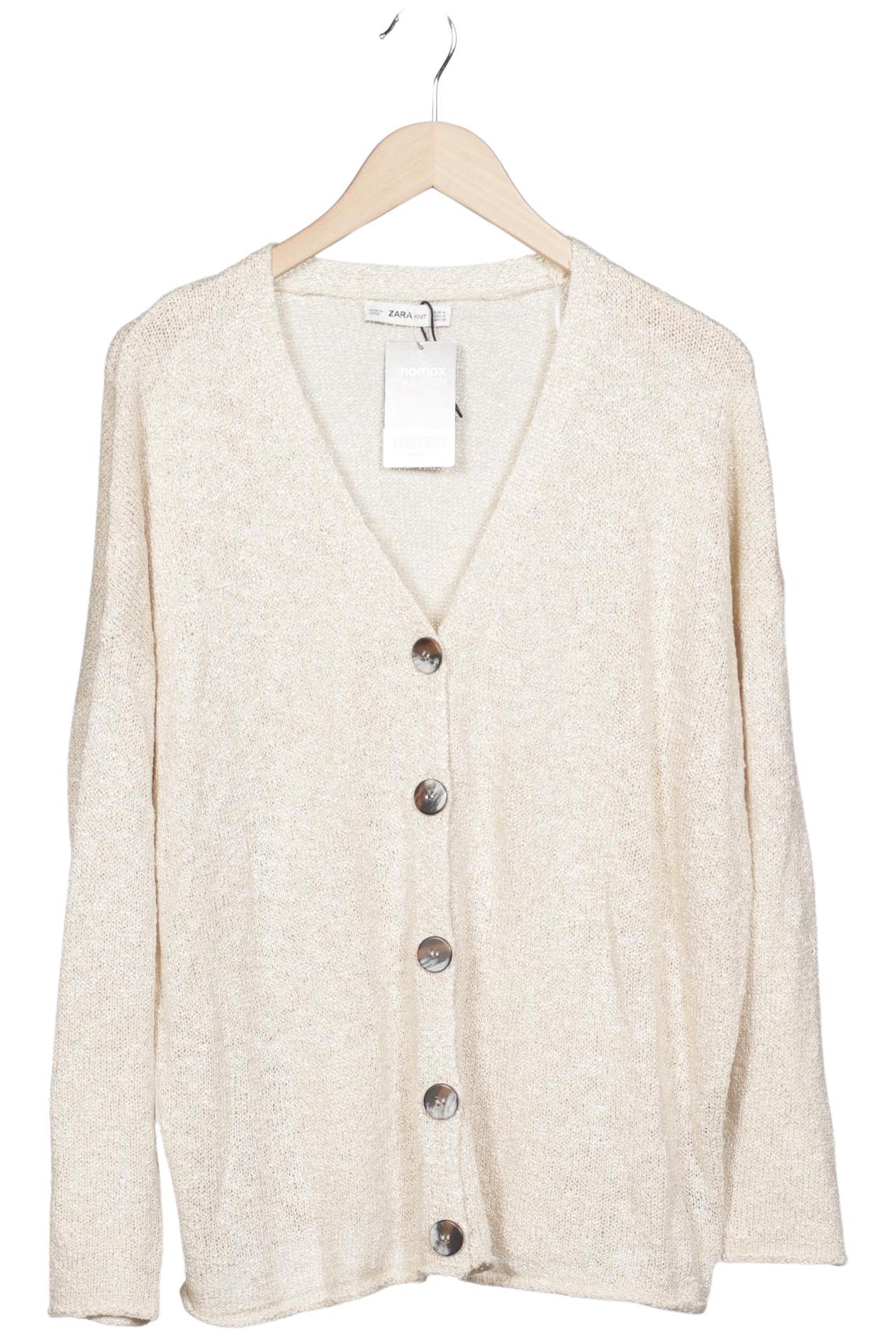 

Zara Damen Strickjacke, beige, Gr. 38