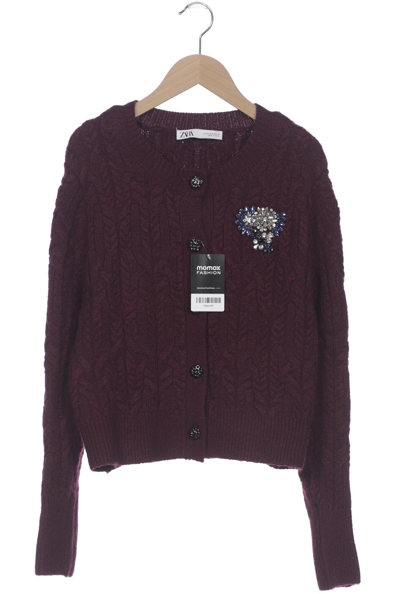 

Zara Damen Strickjacke, bordeaux, Gr. 38