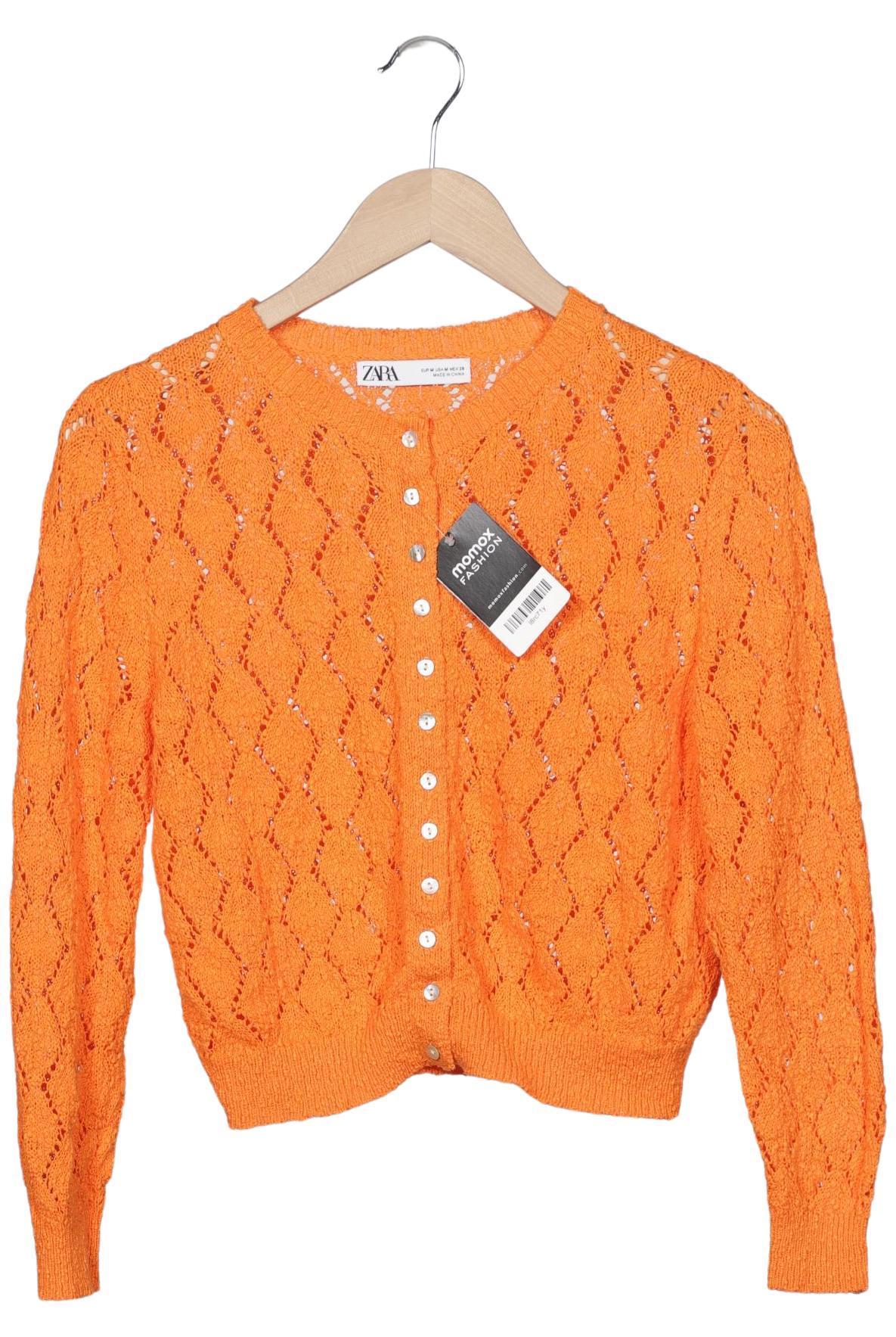 

Zara Damen Strickjacke, orange, Gr. 38