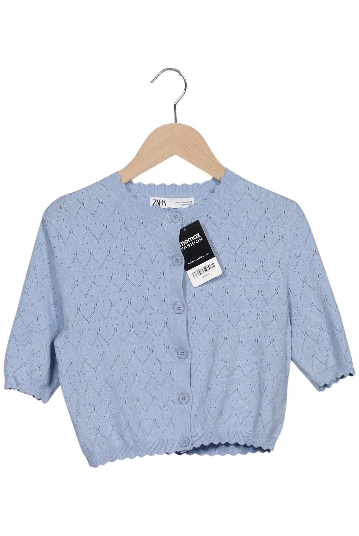 

Zara Damen Strickjacke, hellblau, Gr. 36