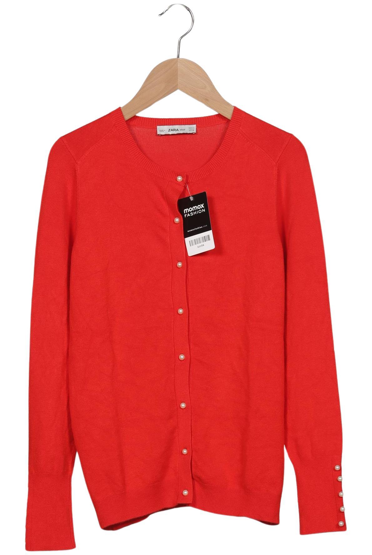 

Zara Damen Strickjacke, rot, Gr. 38