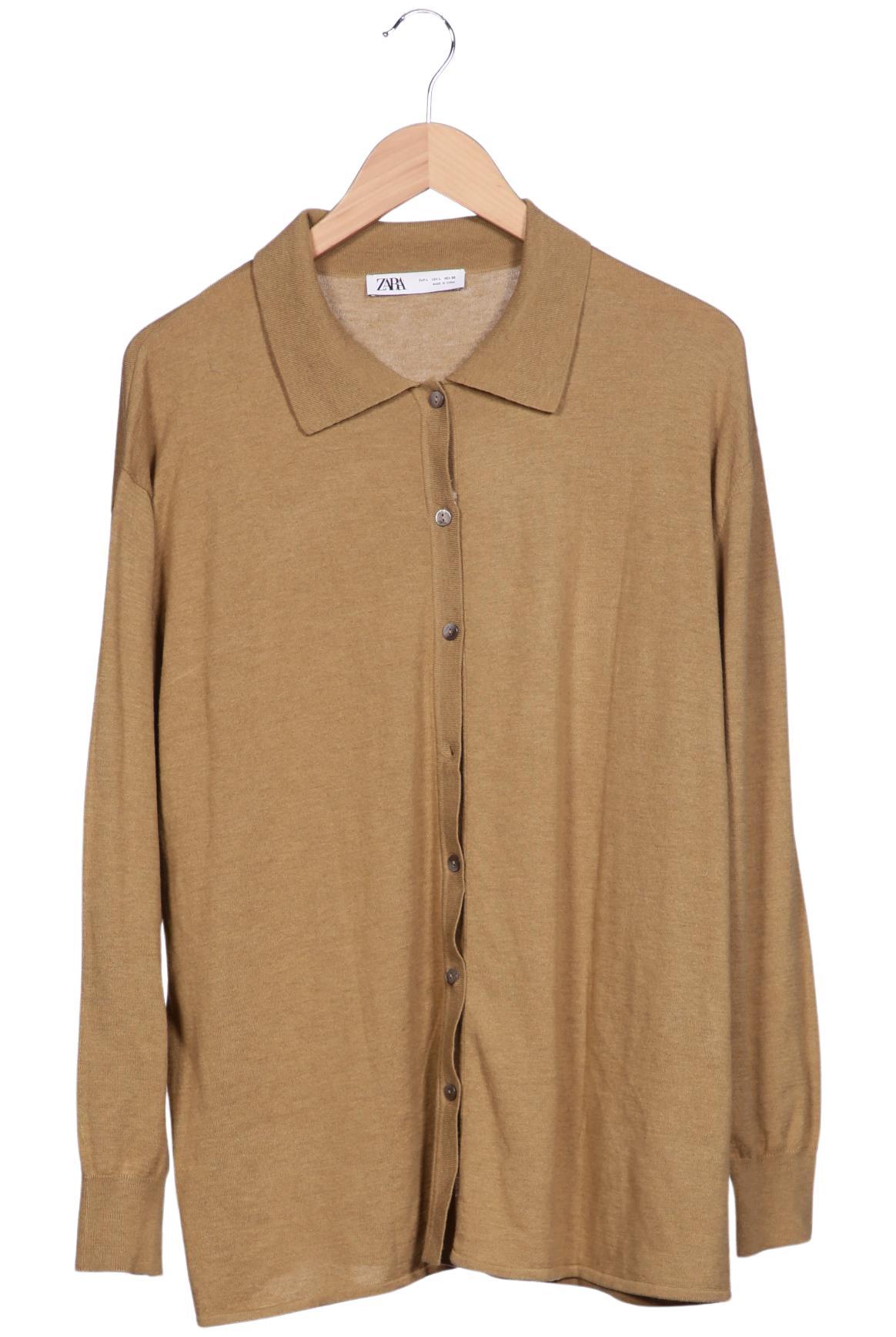 

Zara Damen Strickjacke, beige, Gr. 42