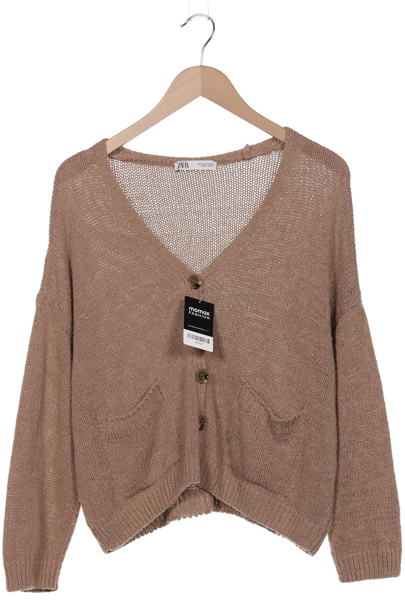 

Zara Damen Strickjacke, beige, Gr. 36