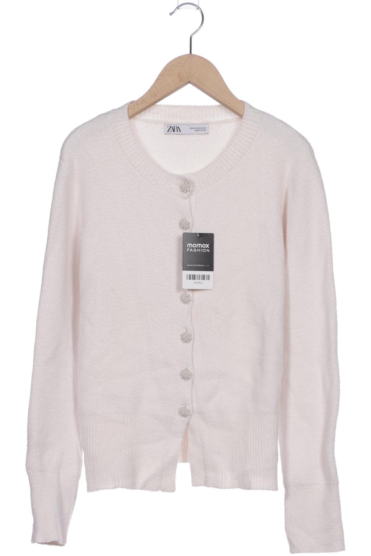 

Zara Damen Strickjacke, weiß, Gr. 38