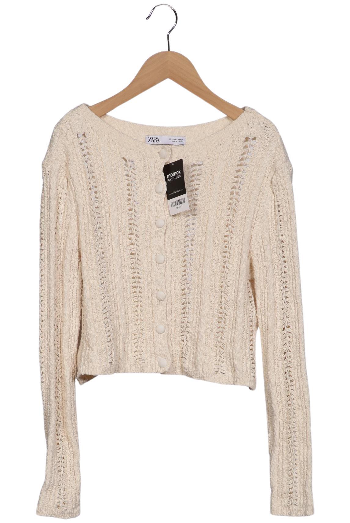 

Zara Damen Strickjacke, cremeweiß, Gr. 42