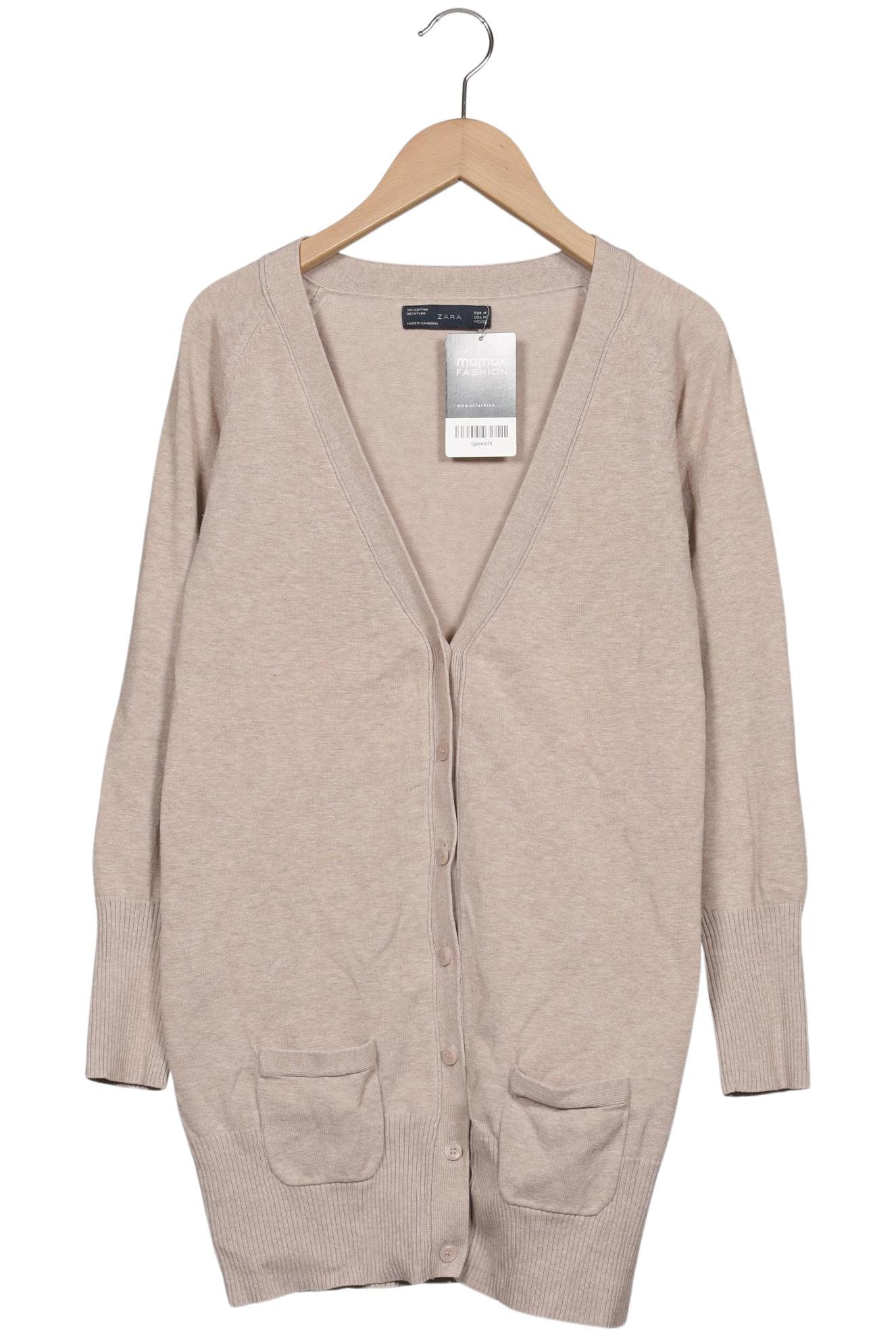 

Zara Damen Strickjacke, beige, Gr. 38