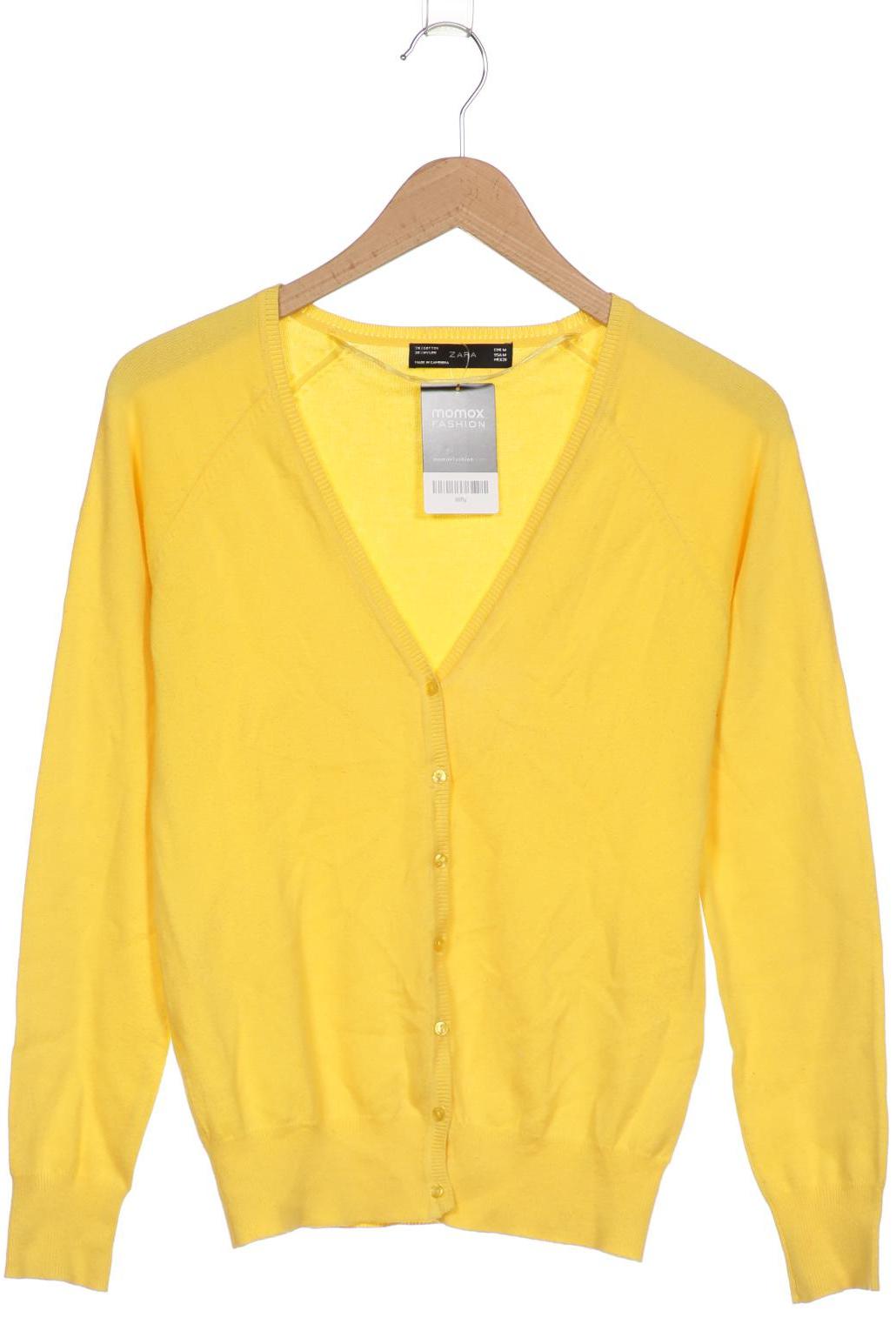

ZARA Damen Strickjacke, gelb
