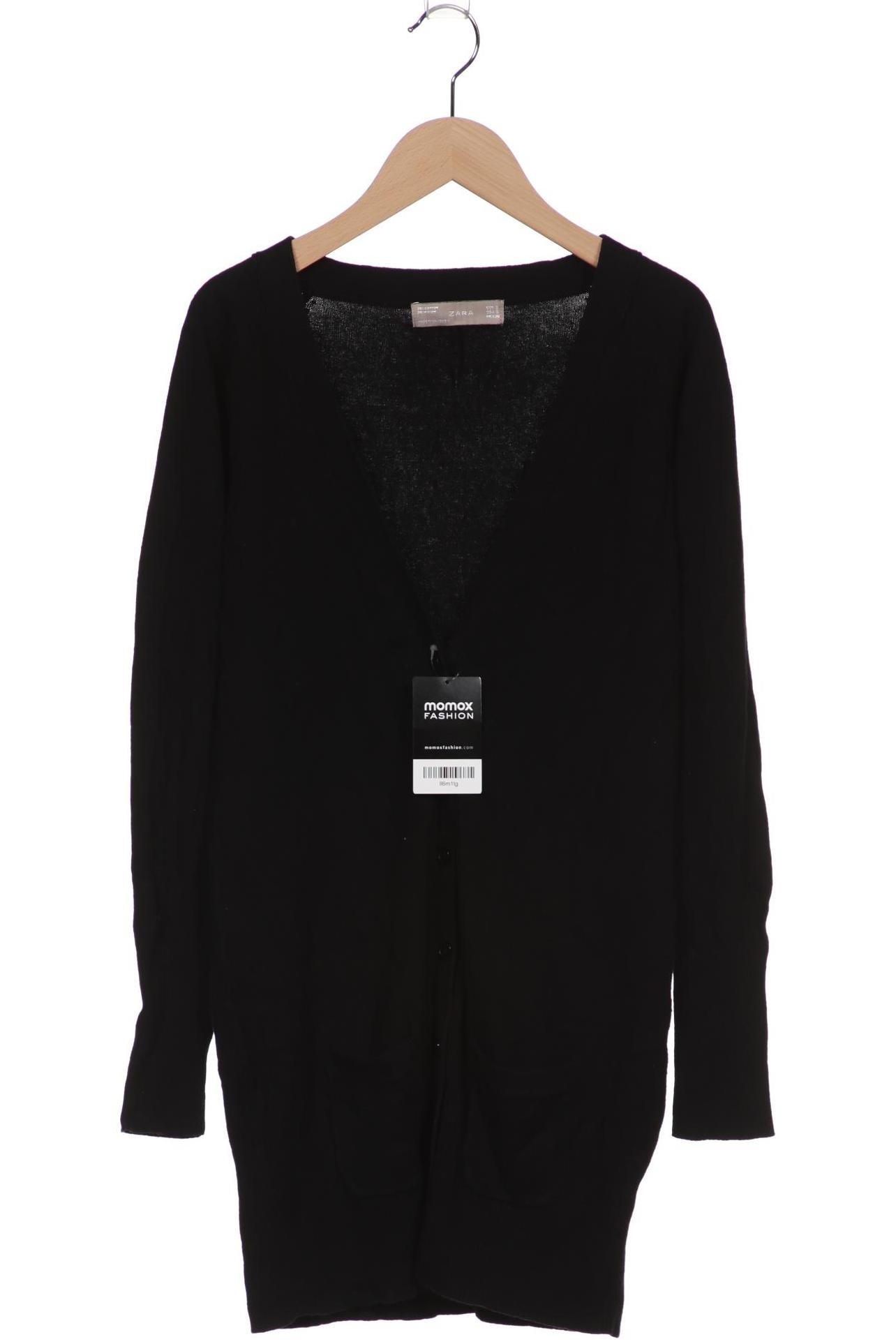 

ZARA Damen Strickjacke, schwarz