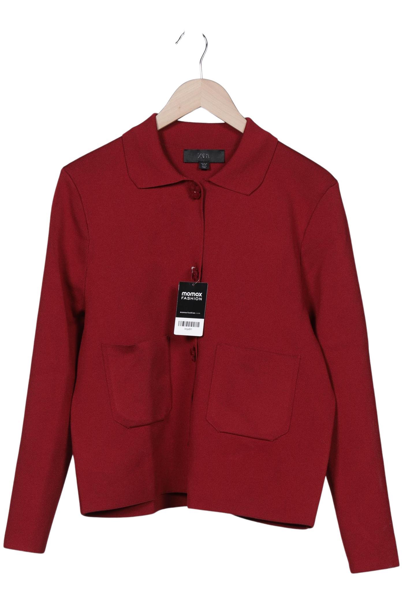 

Zara Damen Strickjacke, rot, Gr. 44
