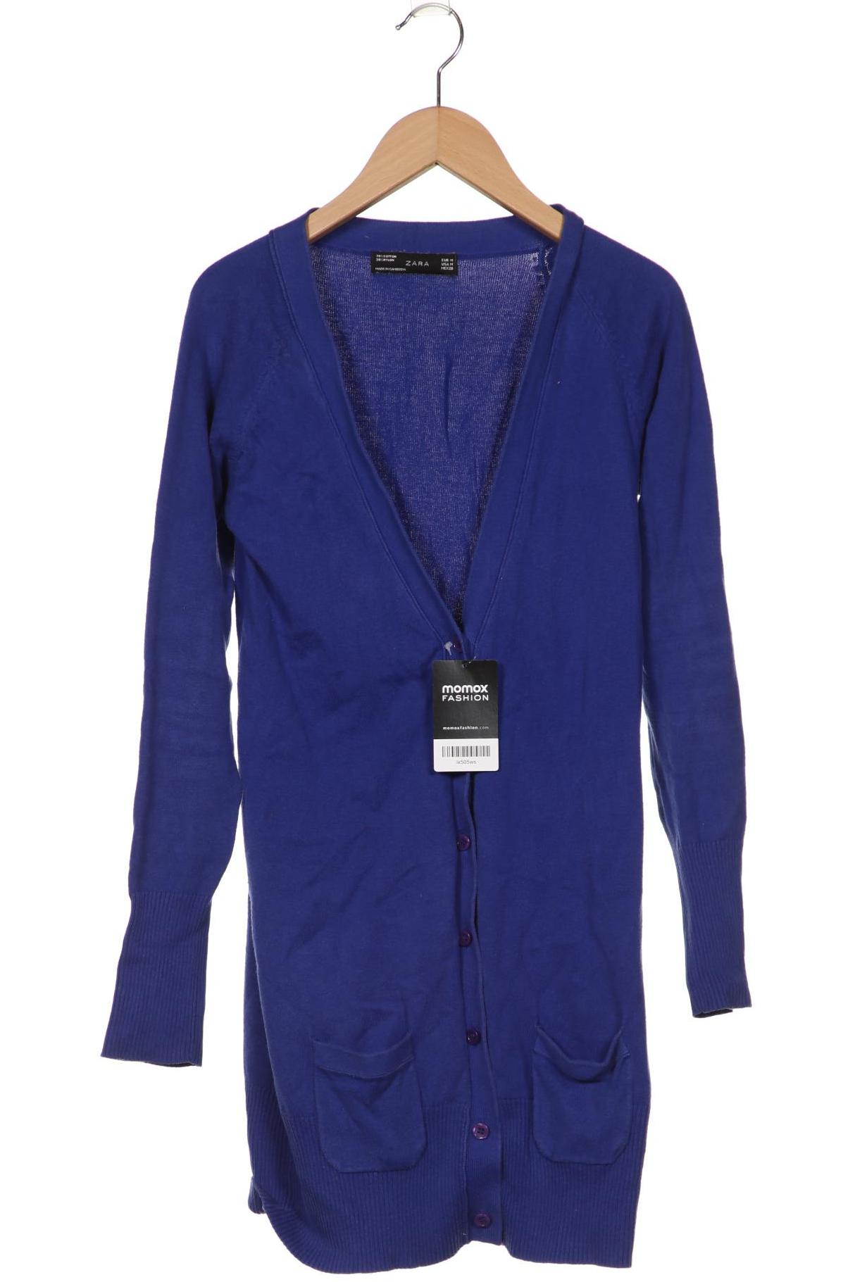 

ZARA Damen Strickjacke, blau