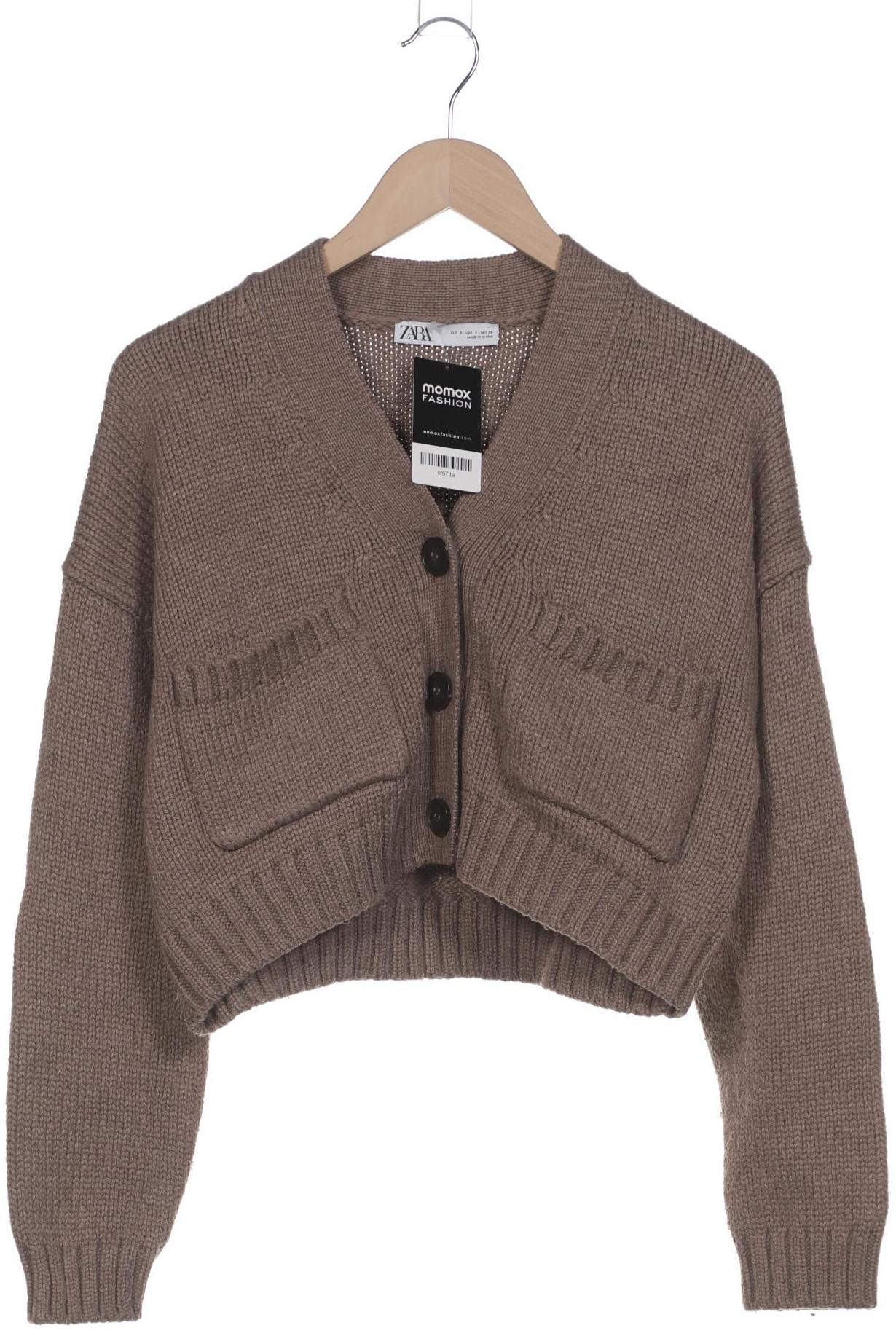 

Zara Damen Strickjacke, braun, Gr. 36