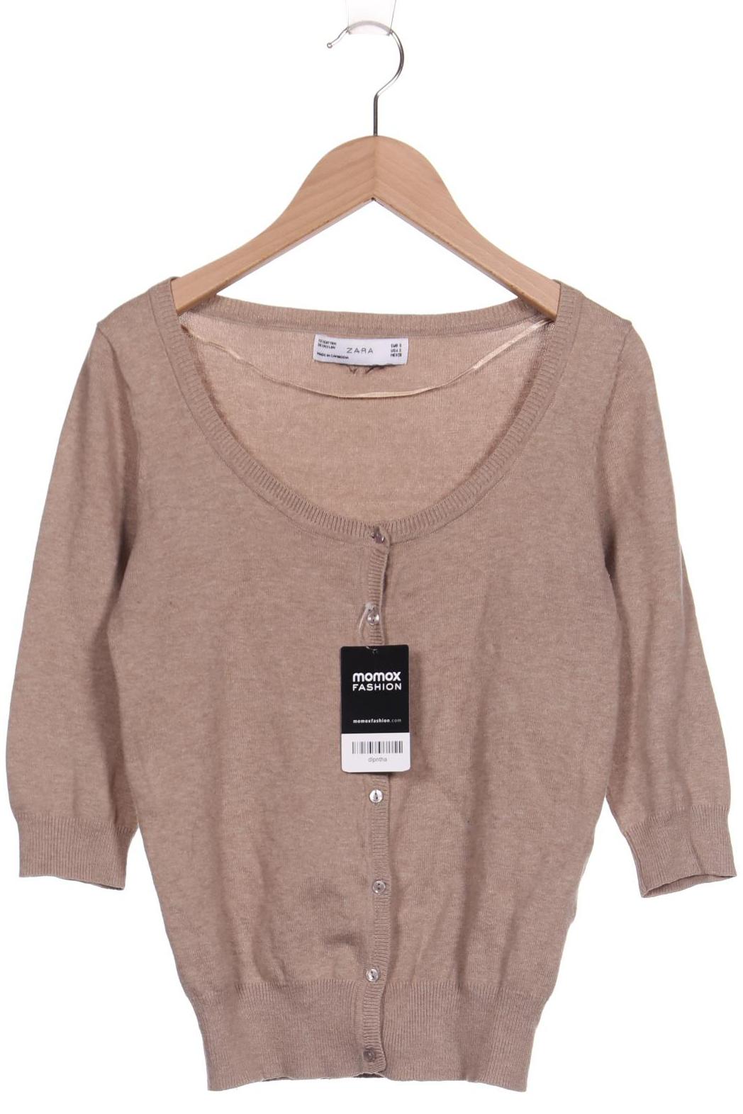 

Zara Damen Strickjacke, beige, Gr. 36