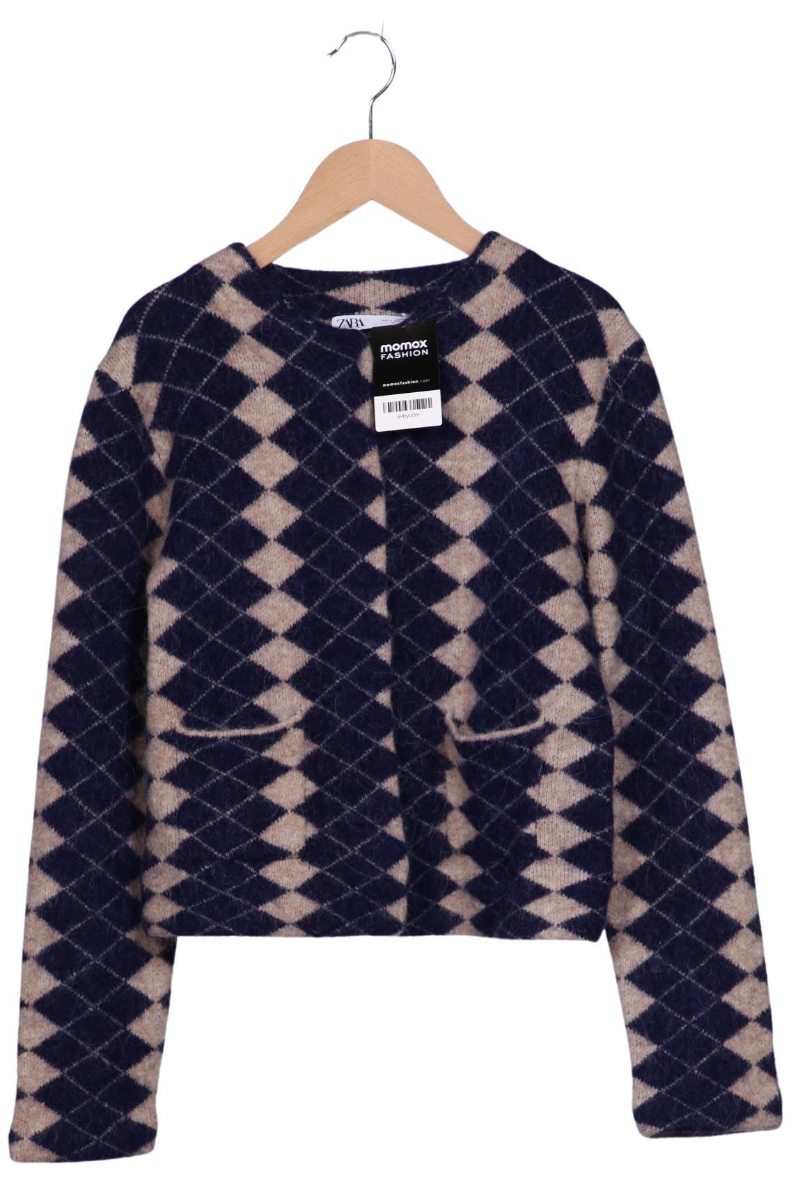 

Zara Damen Strickjacke, blau, Gr. 36