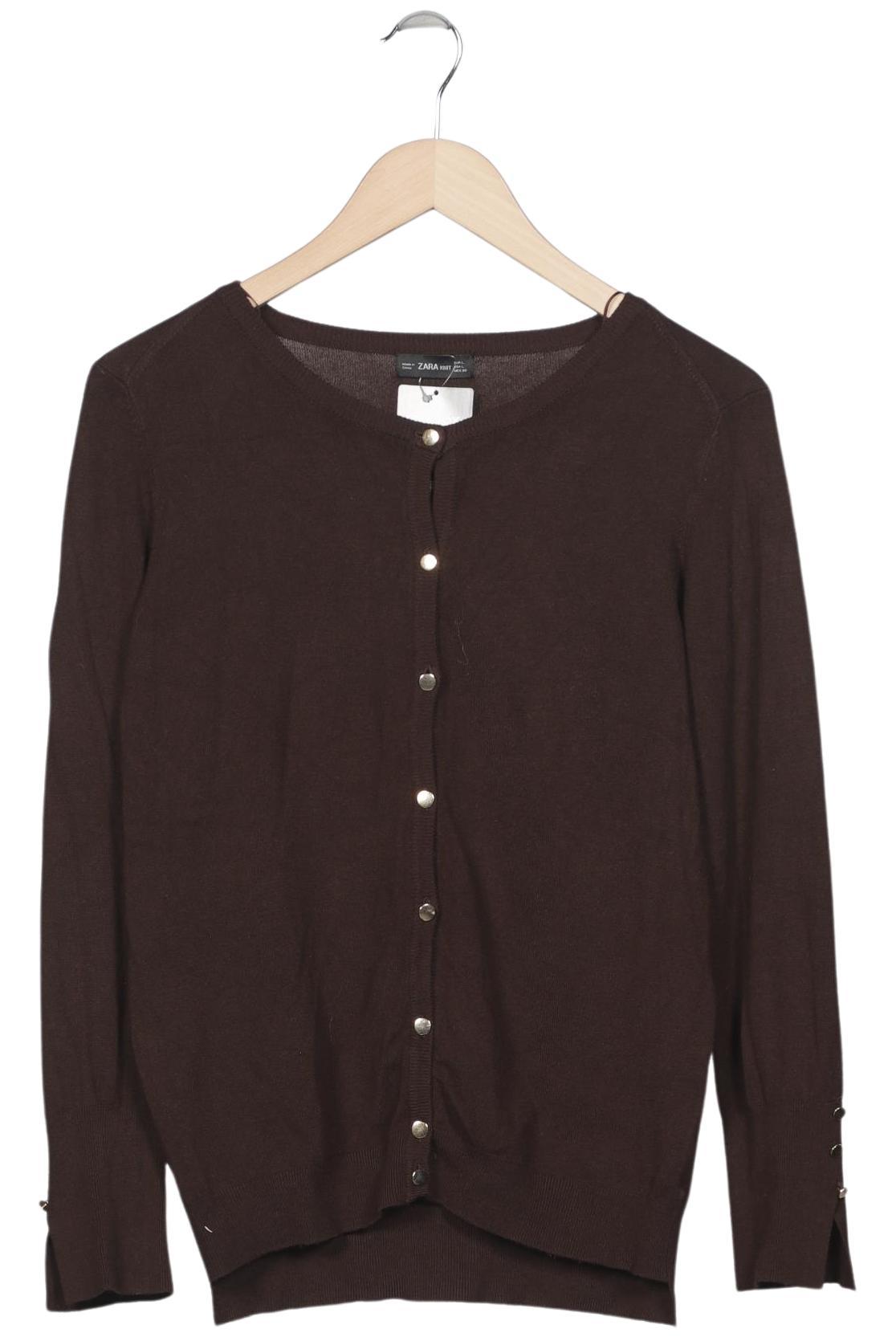 

Zara Damen Strickjacke, braun, Gr. 42