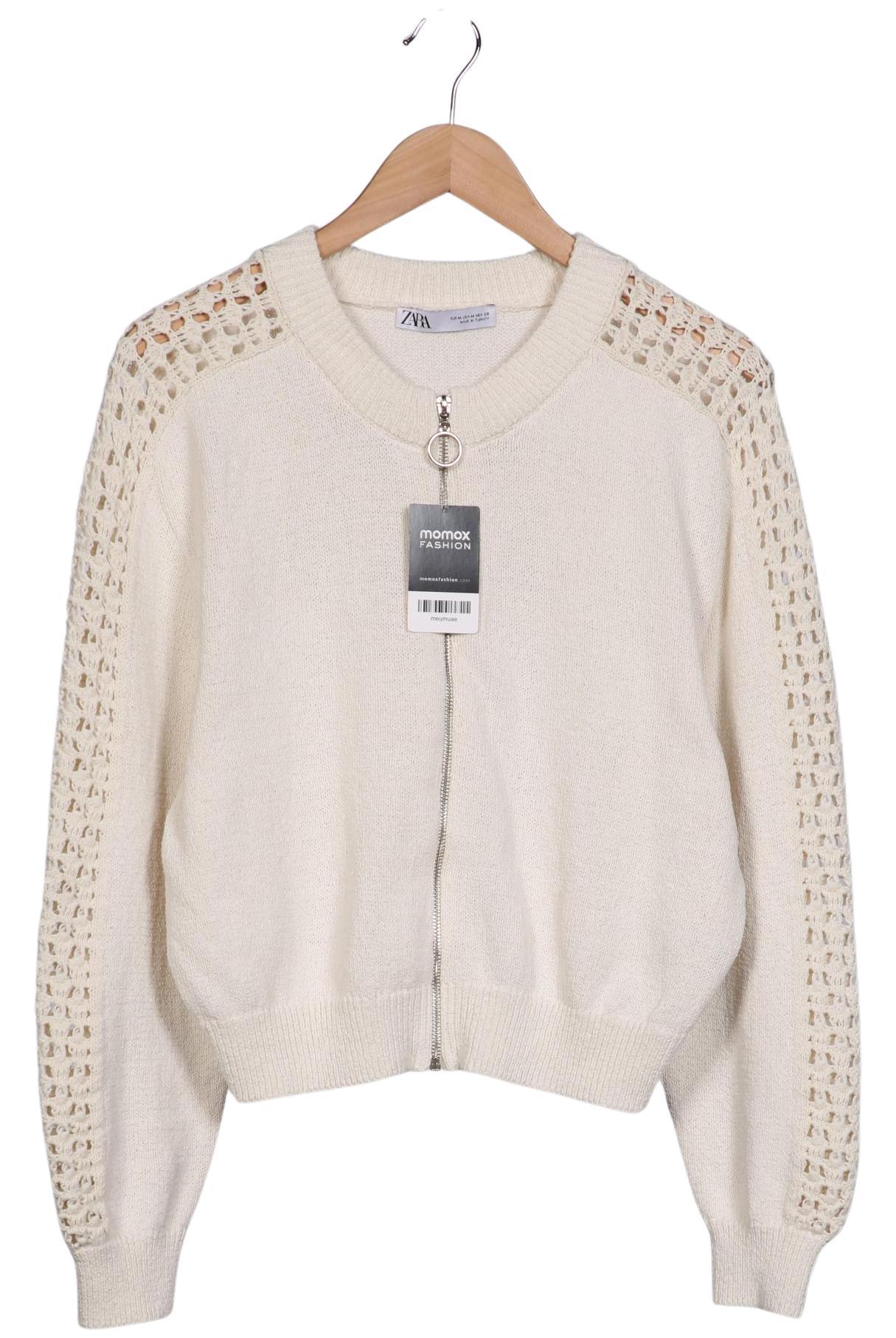 

Zara Damen Strickjacke, cremeweiß, Gr. 38