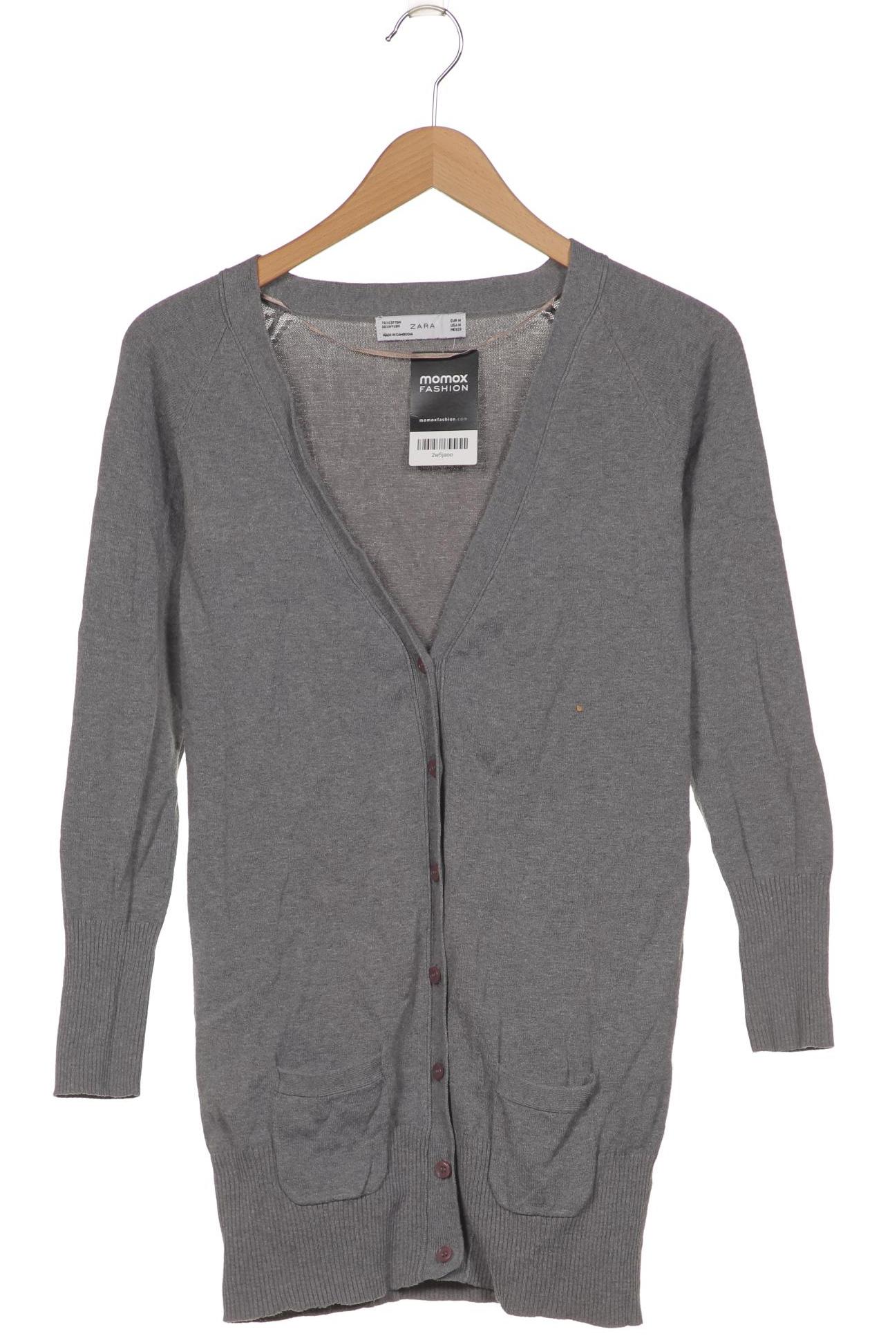 

ZARA Damen Strickjacke, grau