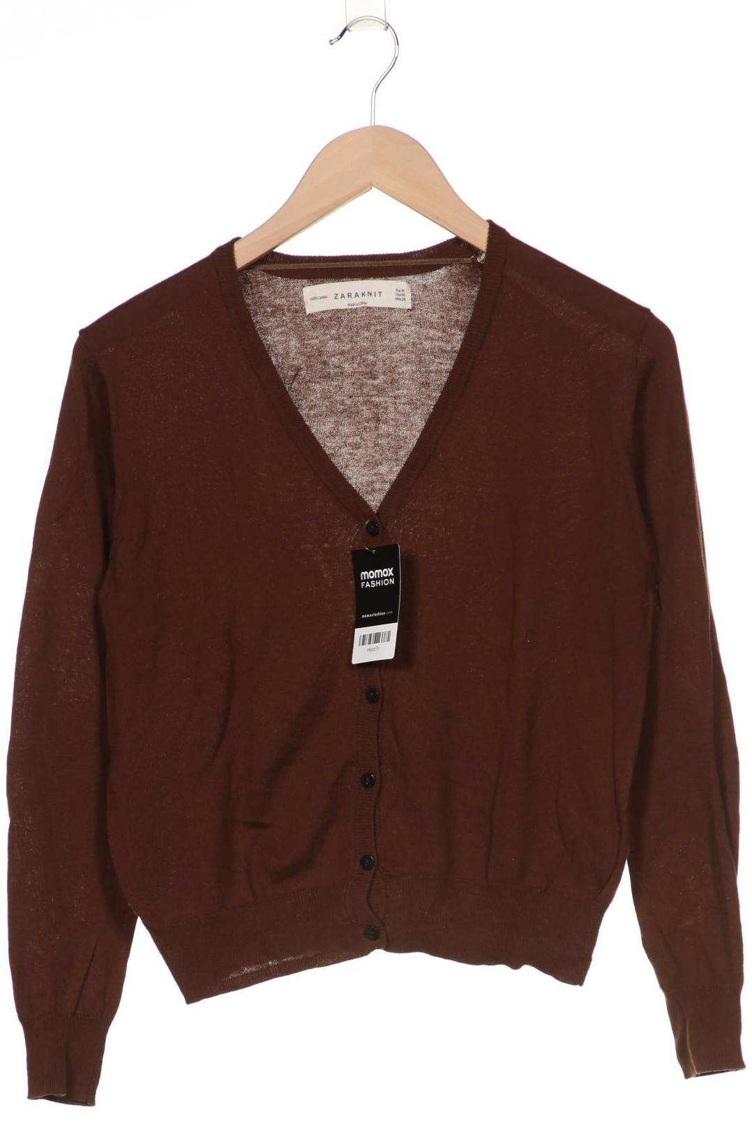 

ZARA Damen Strickjacke, braun