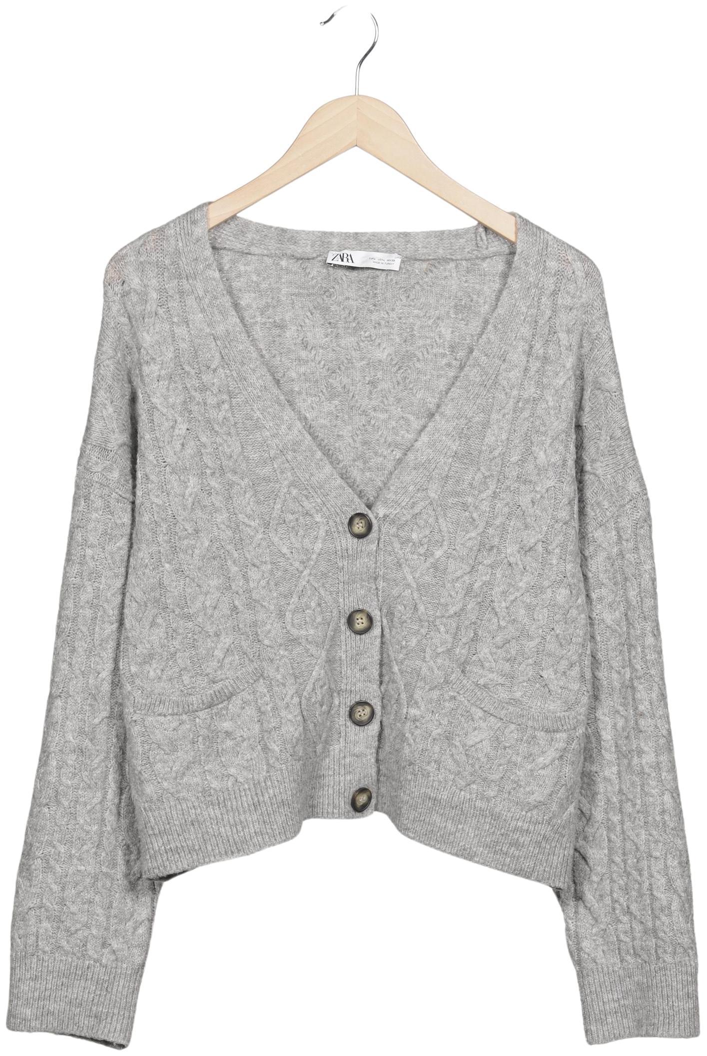 

Zara Damen Strickjacke, grau, Gr. 42