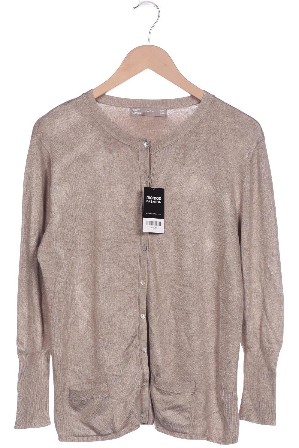 

Zara Damen Strickjacke, beige, Gr. 42