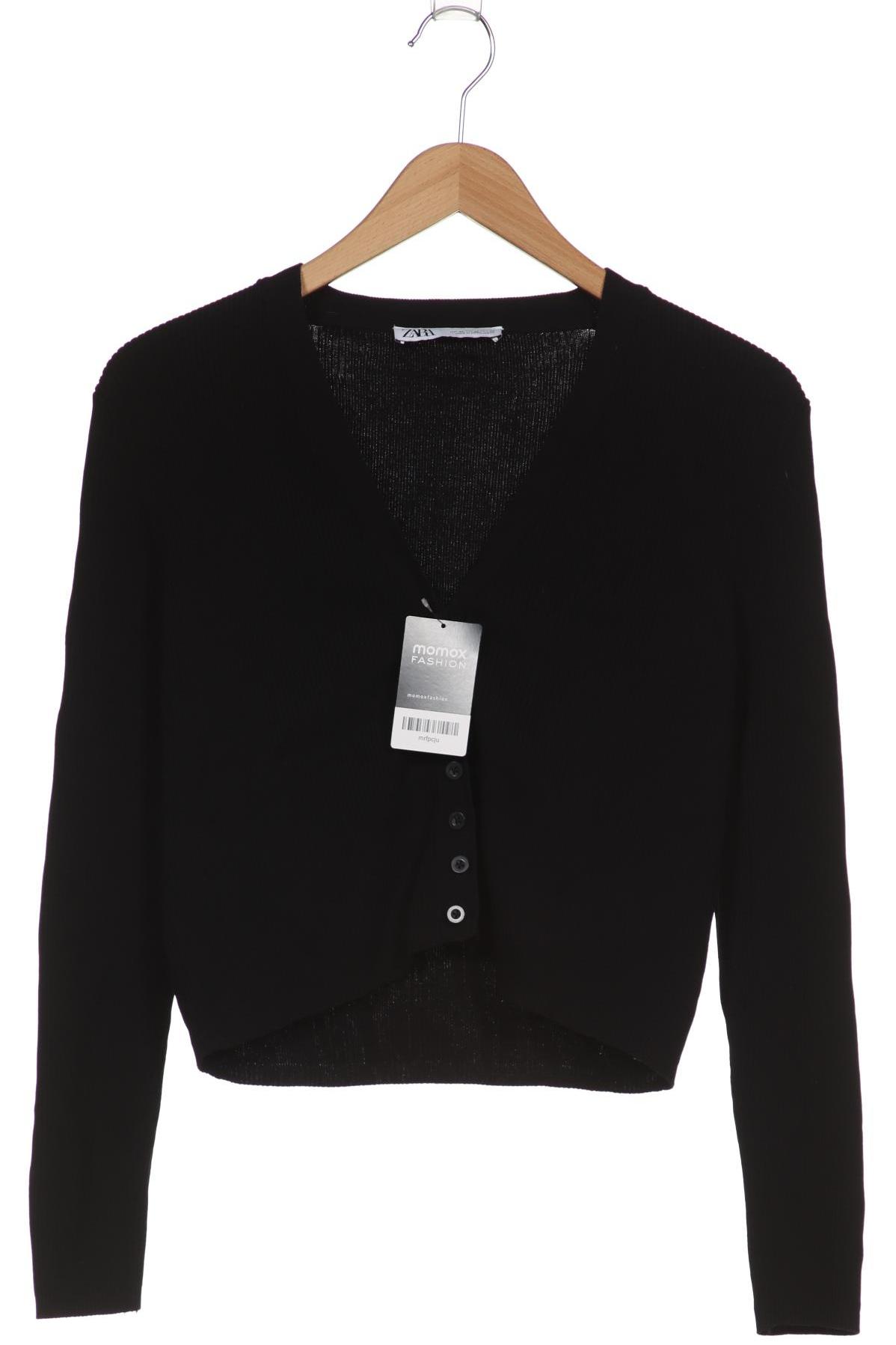 

ZARA Damen Strickjacke, schwarz