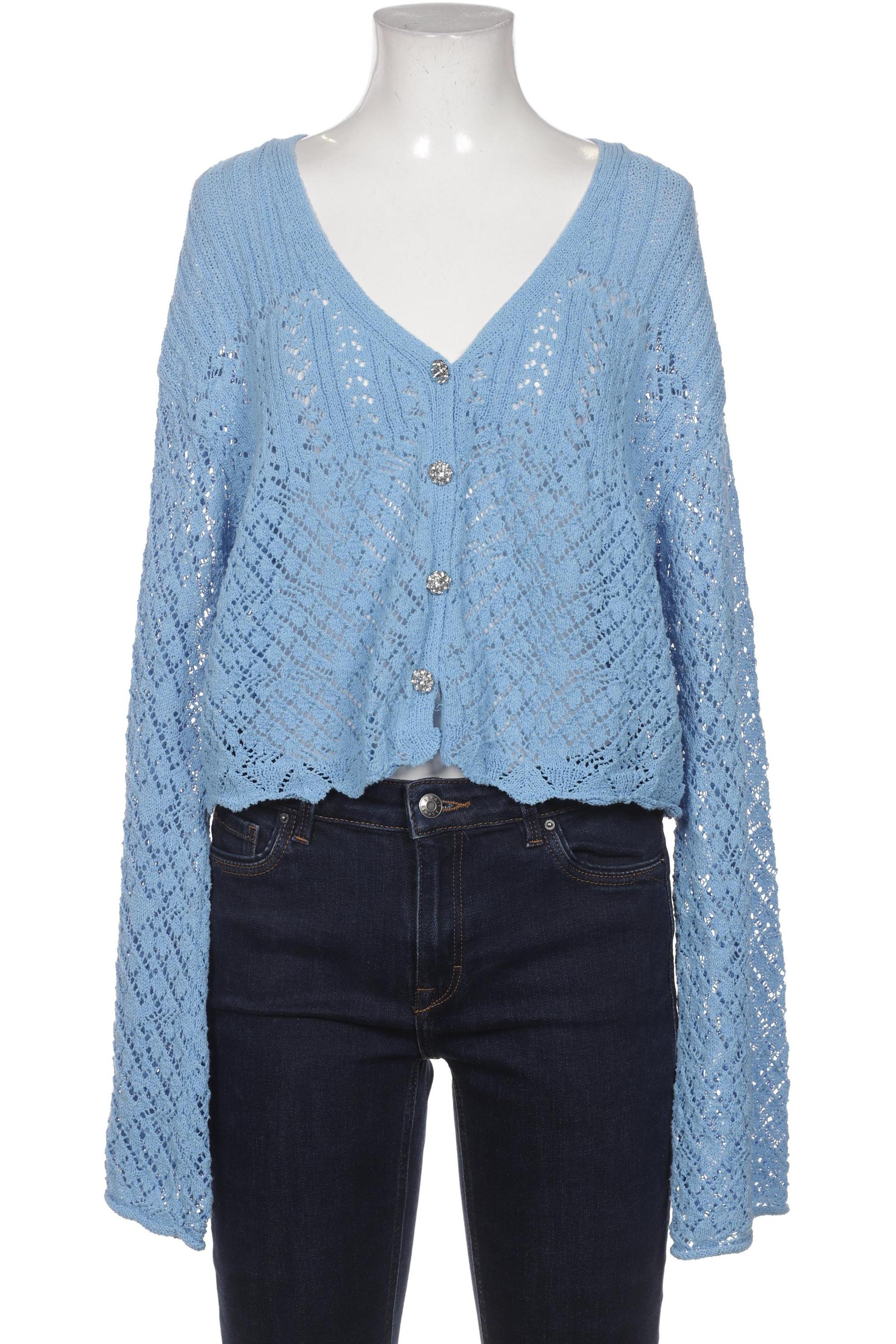 

Zara Damen Strickjacke, blau, Gr. 36