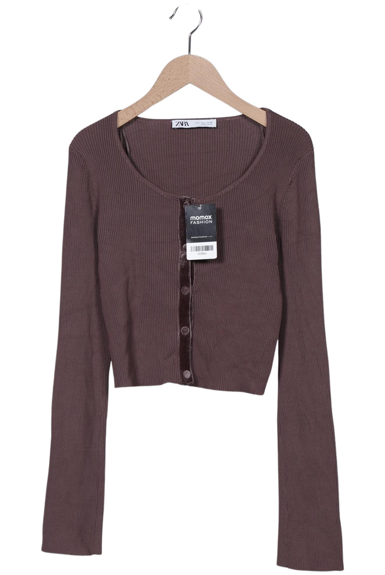 

Zara Damen Strickjacke, braun, Gr. 36