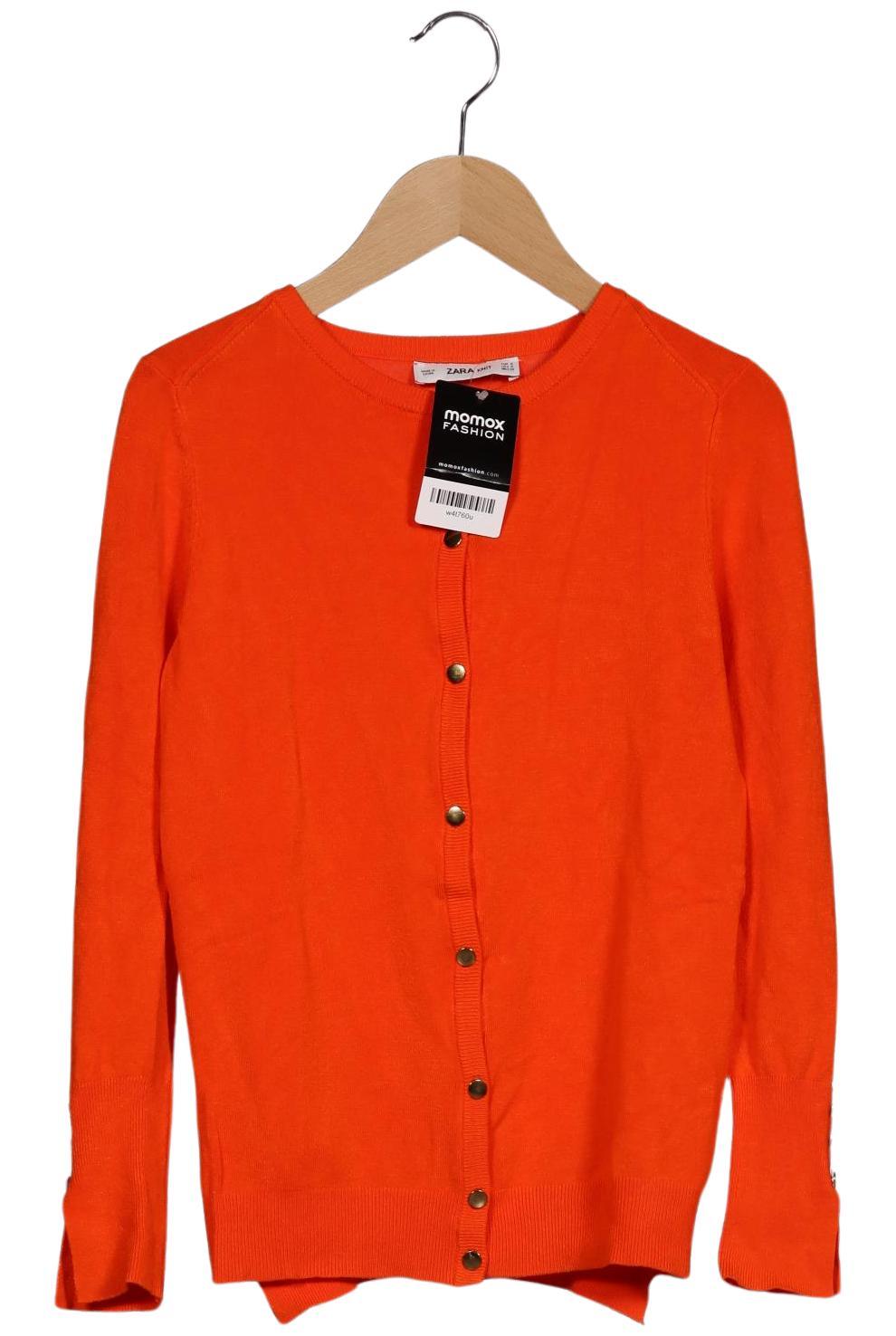 

Zara Damen Strickjacke, orange, Gr. 36