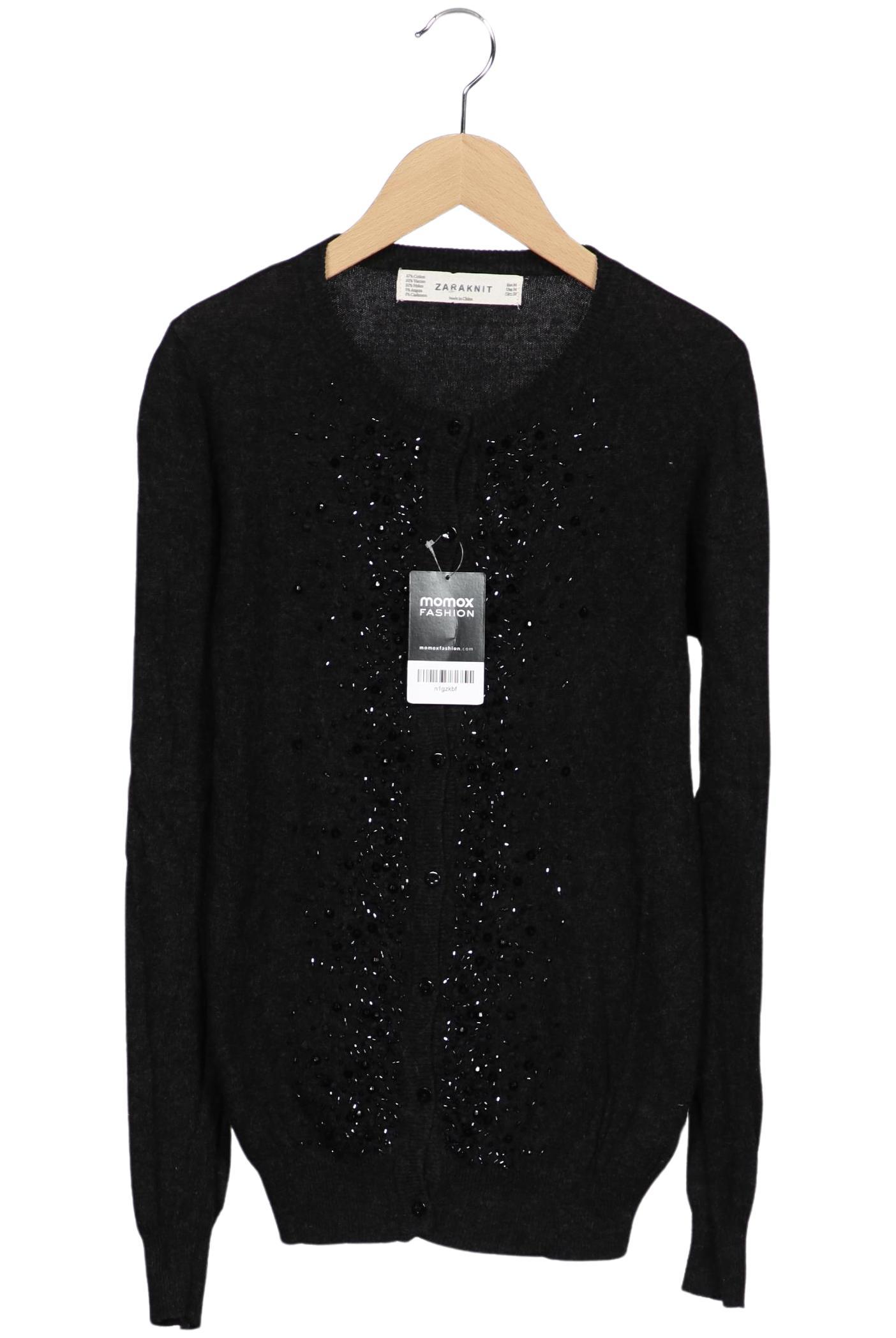 

Zara Damen Strickjacke, schwarz, Gr. 38