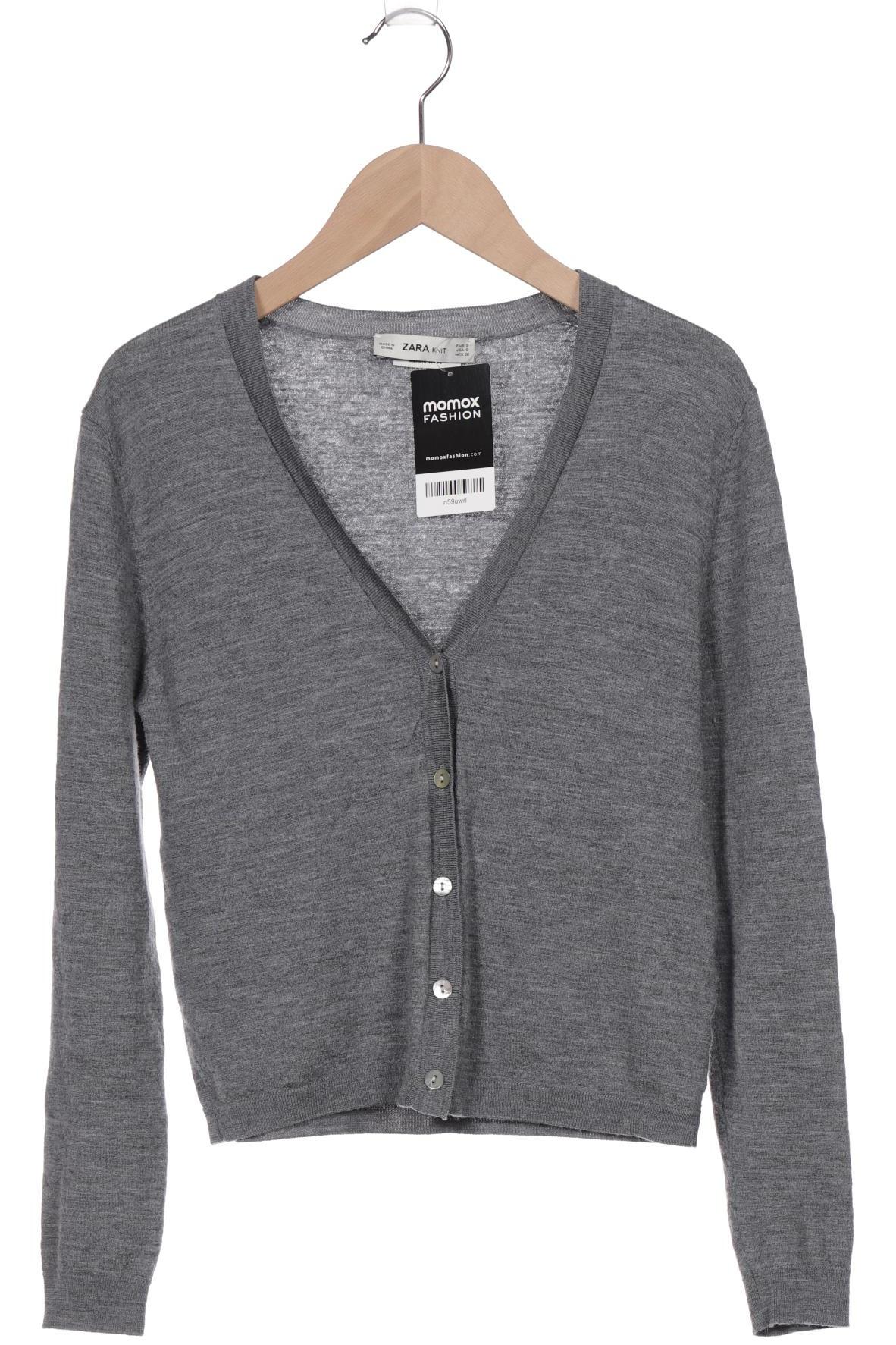 

ZARA Damen Strickjacke, grau
