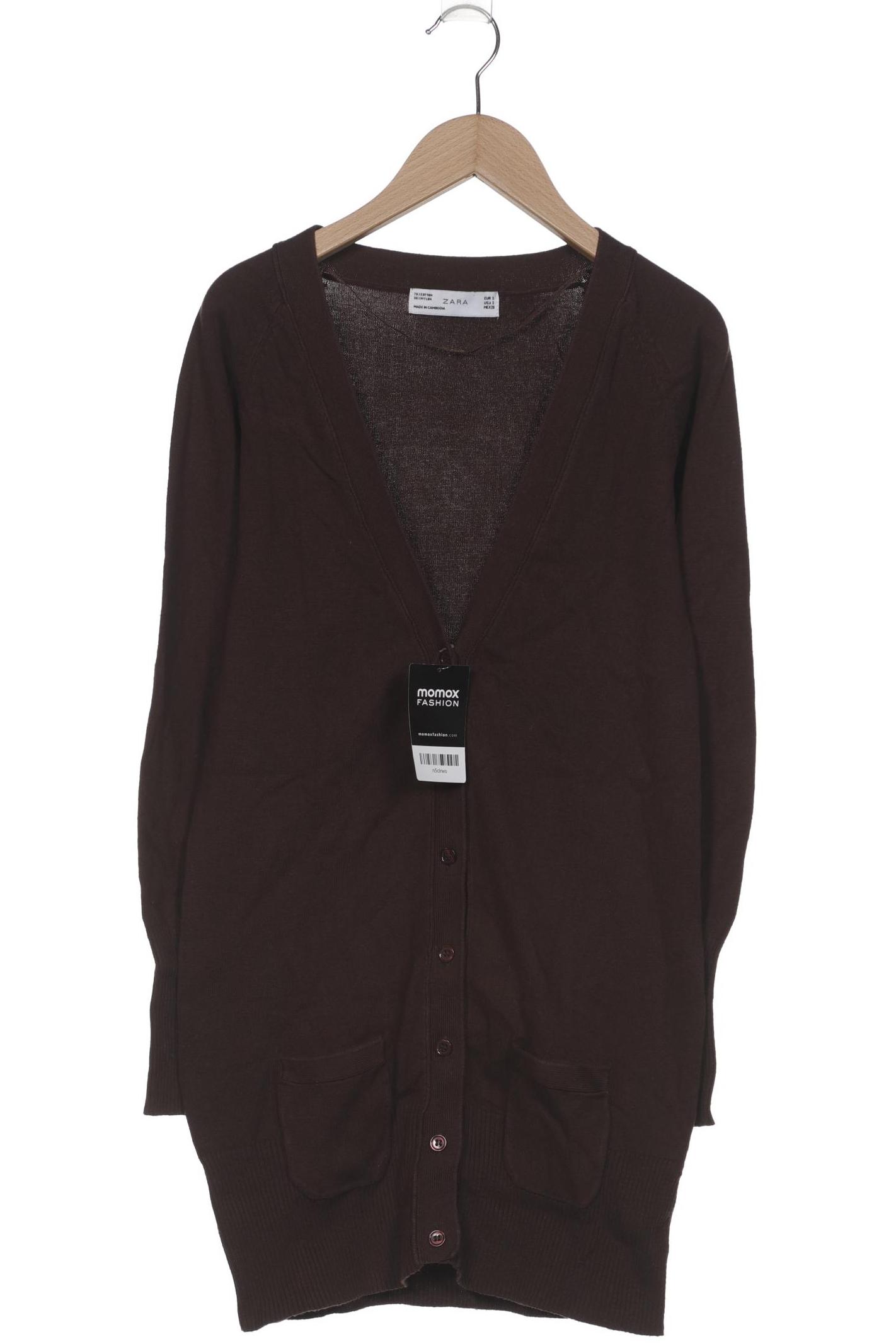 

Zara Damen Strickjacke, braun, Gr. 36