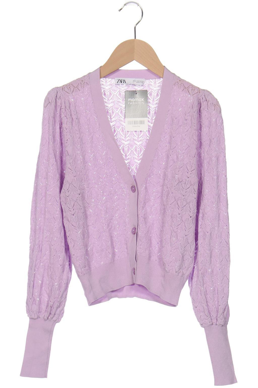 

Zara Damen Strickjacke, flieder, Gr. 36