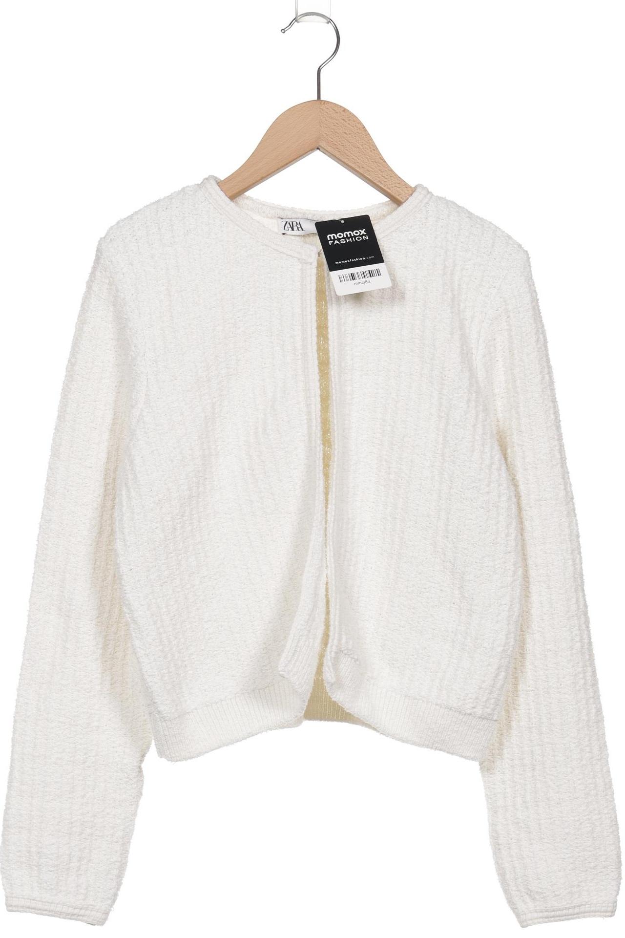

Zara Damen Strickjacke, weiß, Gr. 38