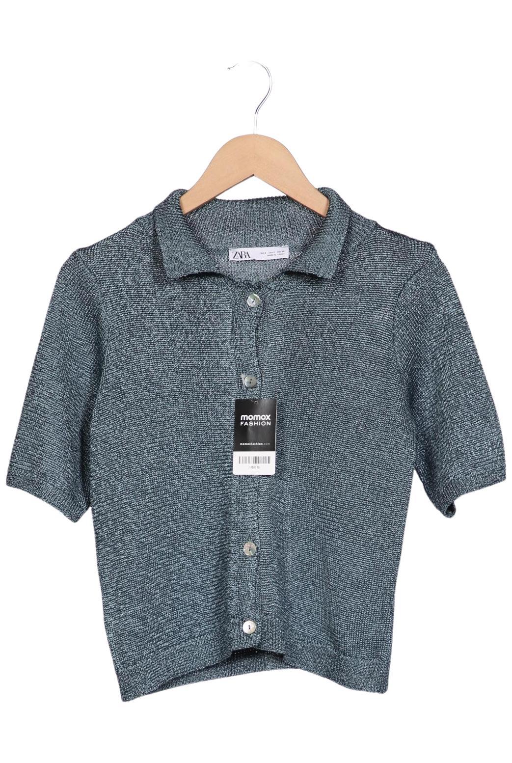 

Zara Damen Strickjacke, blau, Gr. 36