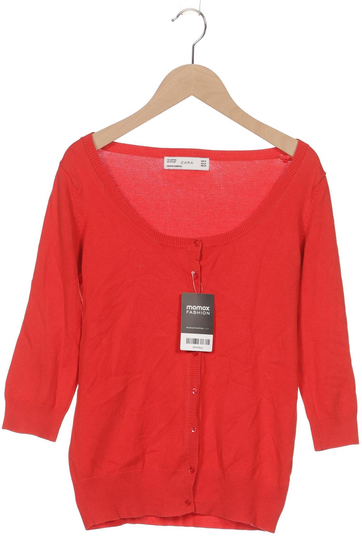 

ZARA Damen Strickjacke, rot