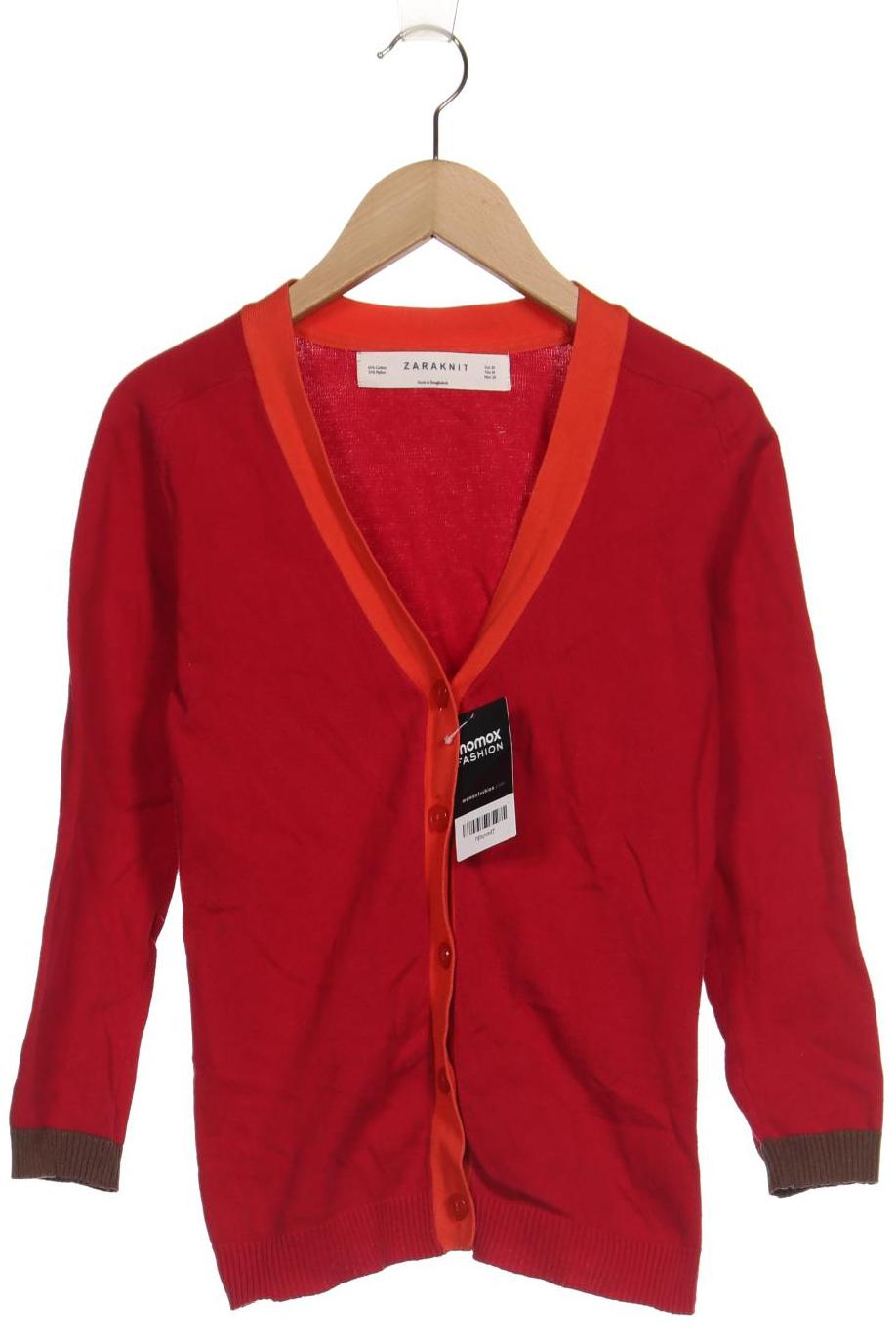 

Zara Damen Strickjacke, rot, Gr. 38