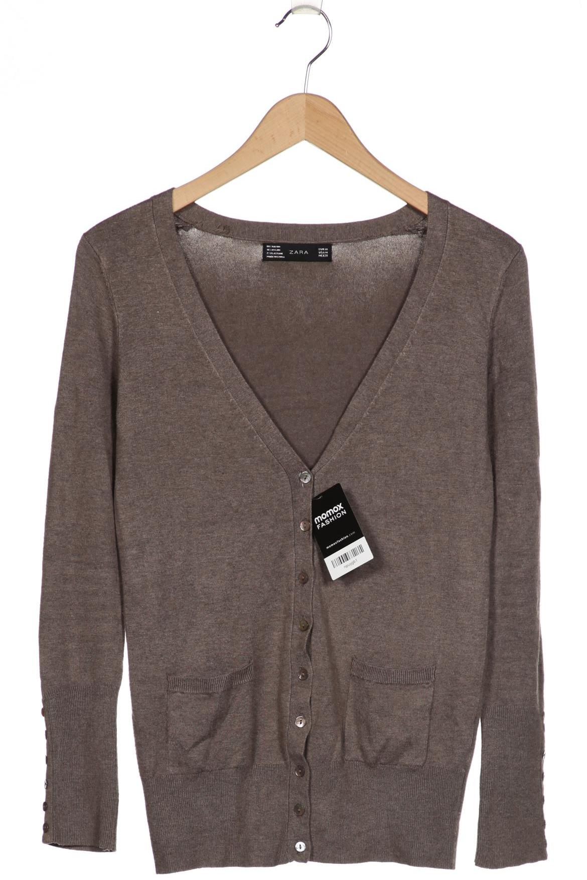 

ZARA Damen Strickjacke, grau