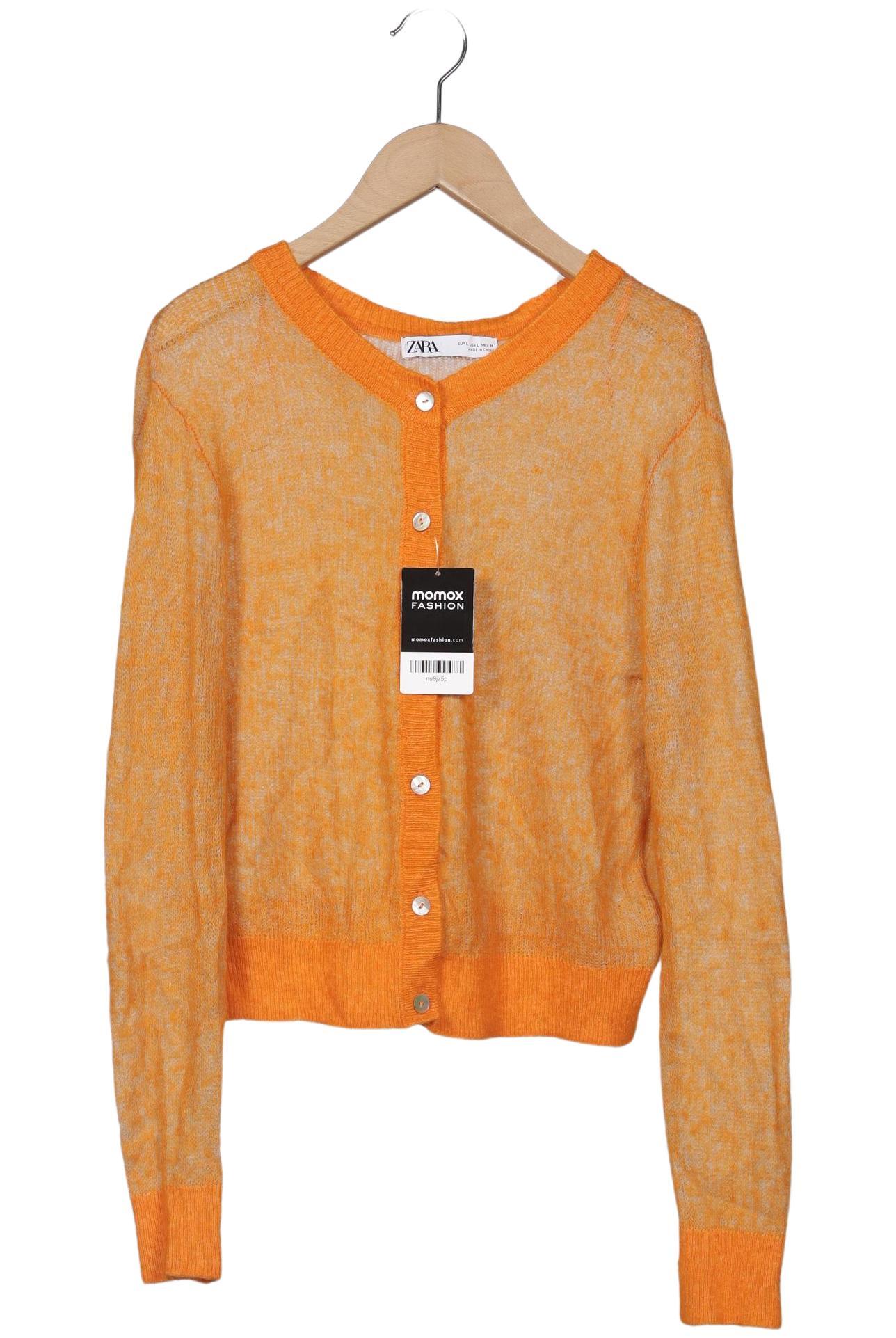 

Zara Damen Strickjacke, orange, Gr. 42
