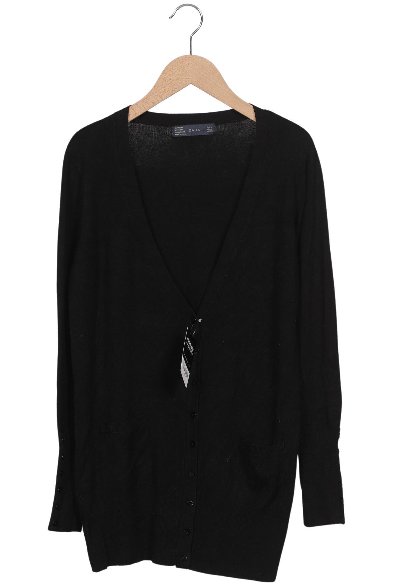 

Zara Damen Strickjacke, schwarz, Gr. 42