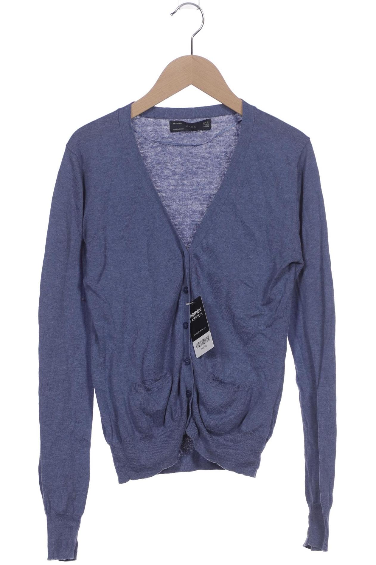 

Zara Damen Strickjacke, blau, Gr. 36