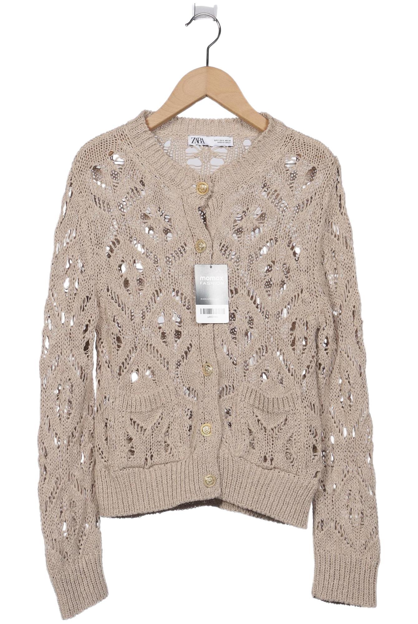 

Zara Damen Strickjacke, beige, Gr. 36
