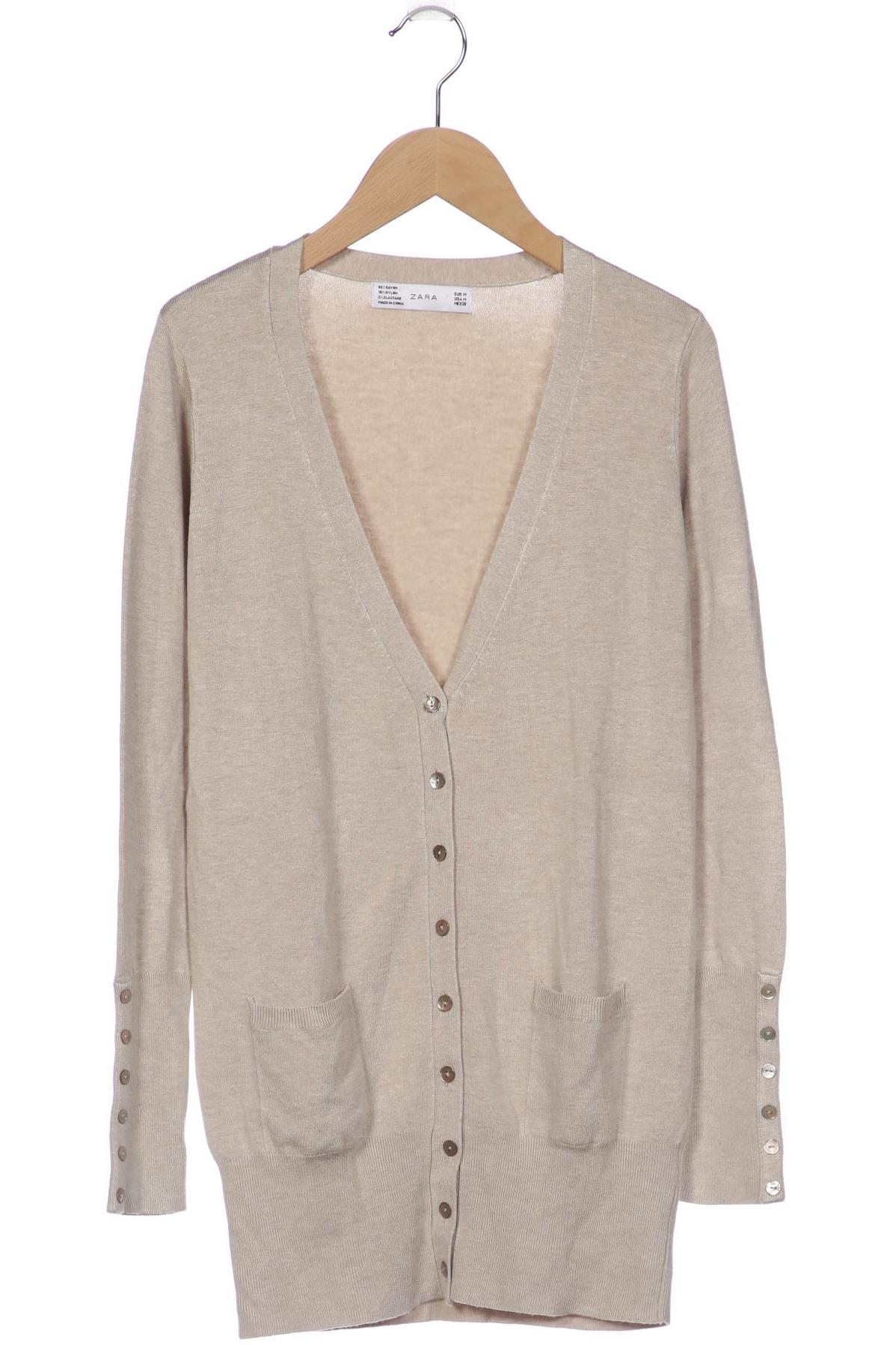 

ZARA Damen Strickjacke, beige