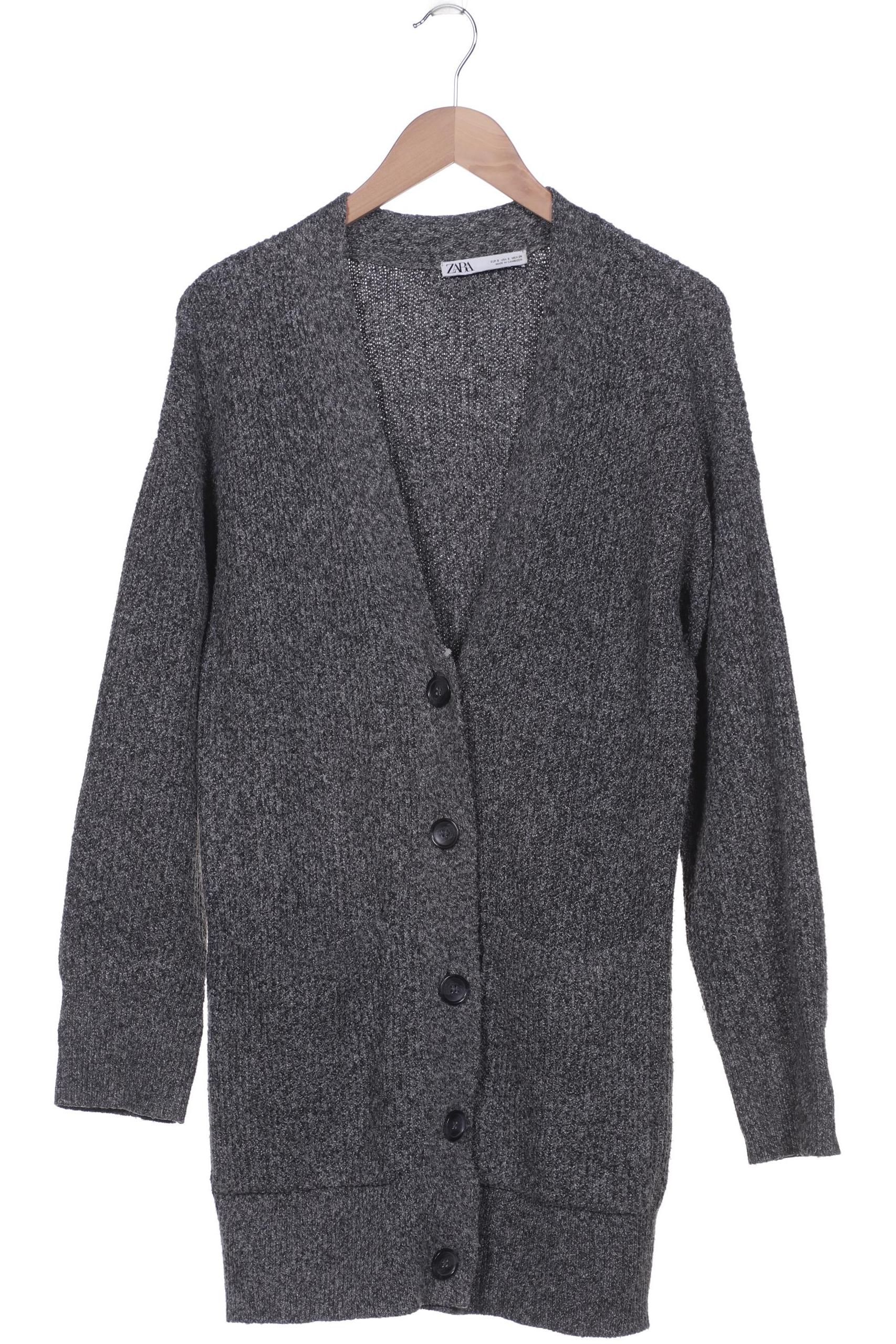 

ZARA Damen Strickjacke, grau