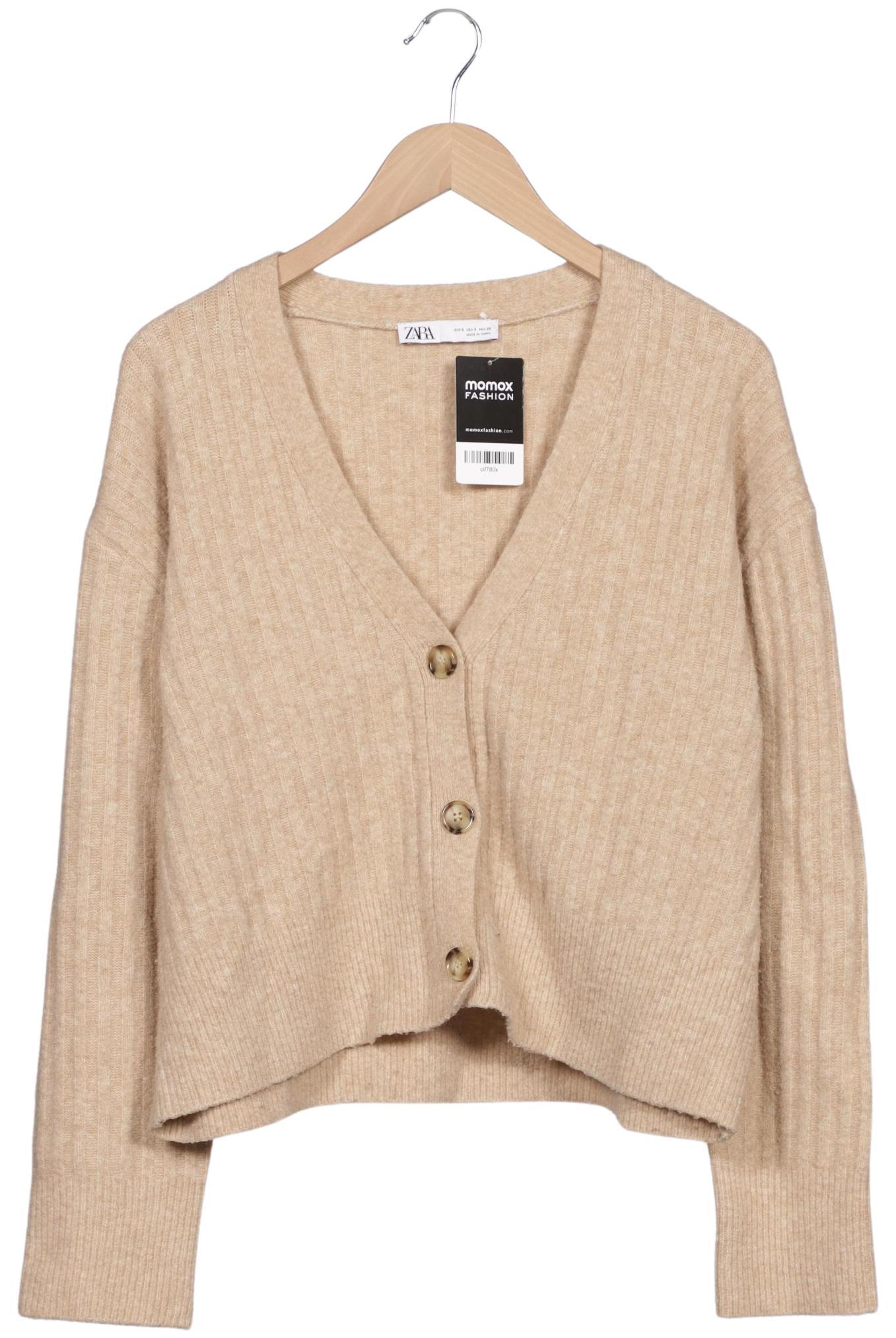 

Zara Damen Strickjacke, beige, Gr. 36