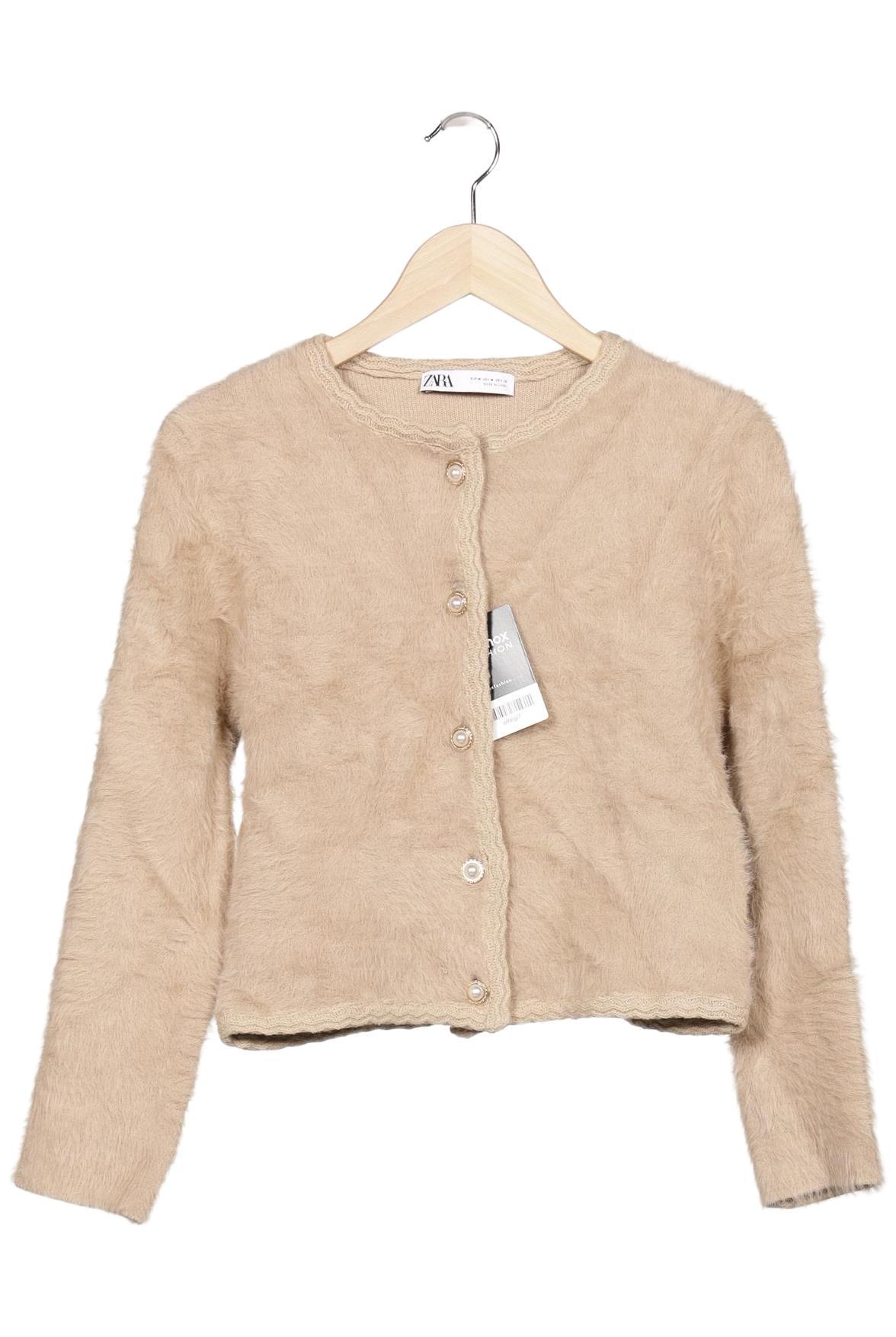 

Zara Damen Strickjacke, beige, Gr. 38
