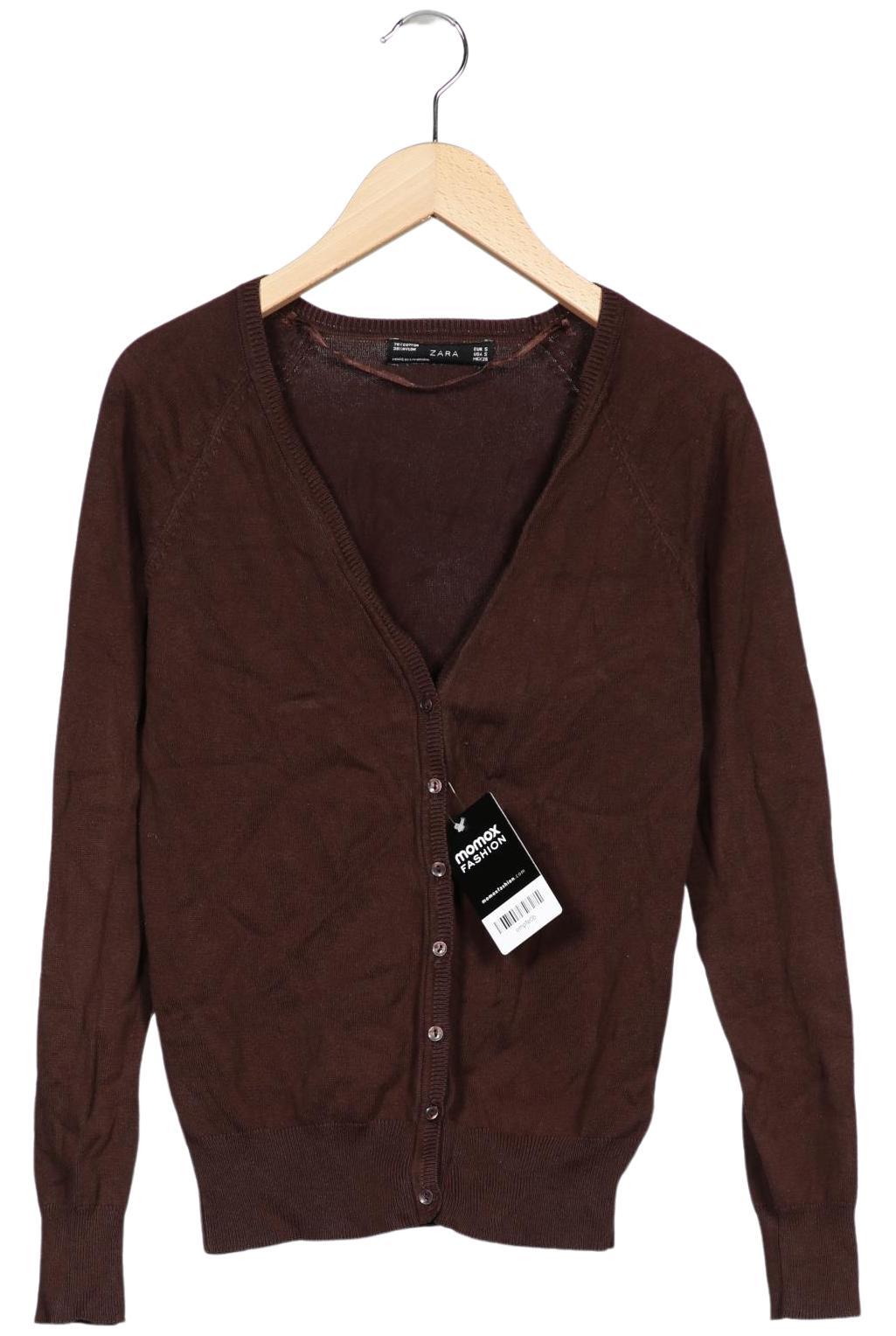 

Zara Damen Strickjacke, braun, Gr. 36