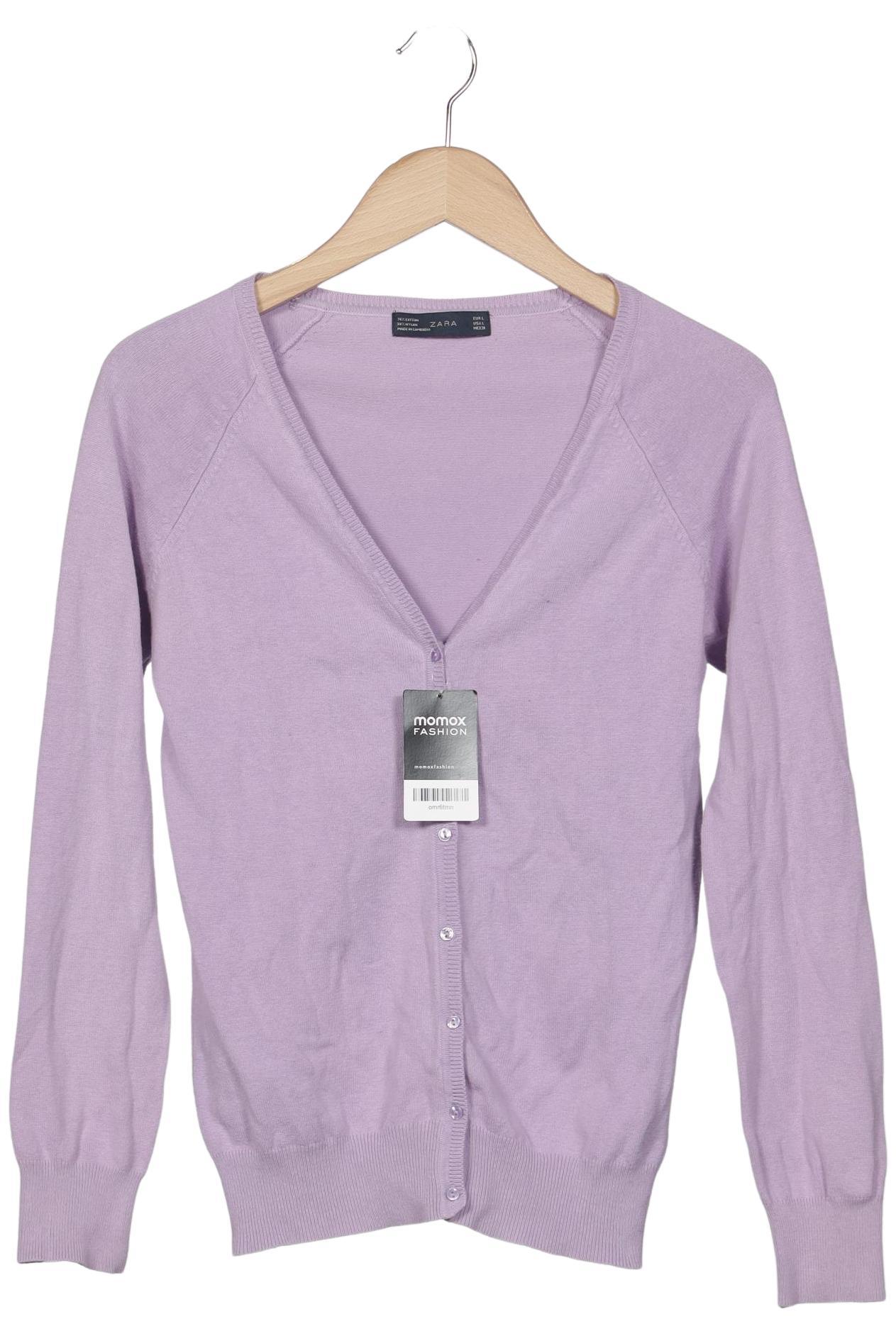 

Zara Damen Strickjacke, flieder, Gr. 42