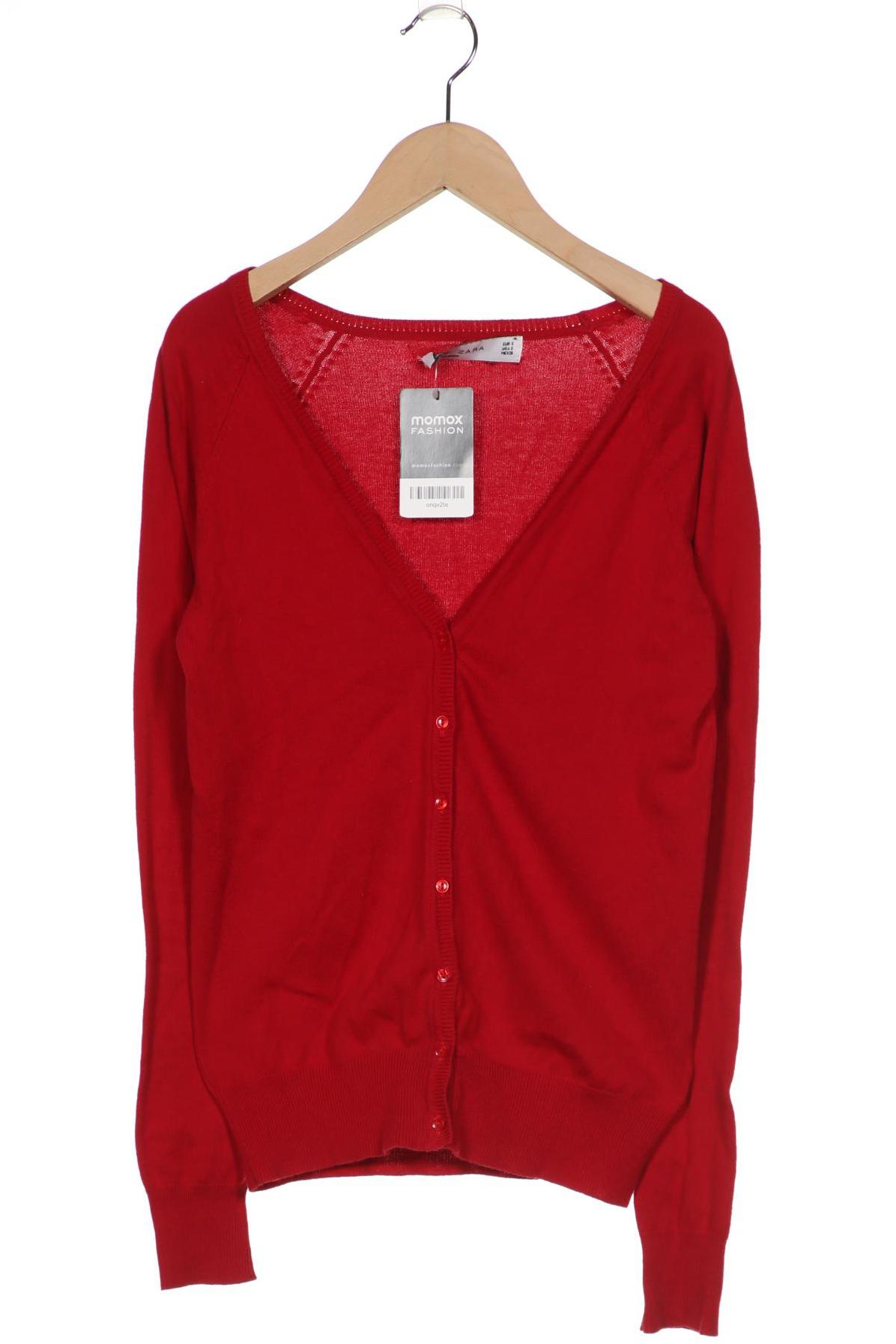 

ZARA Damen Strickjacke, rot