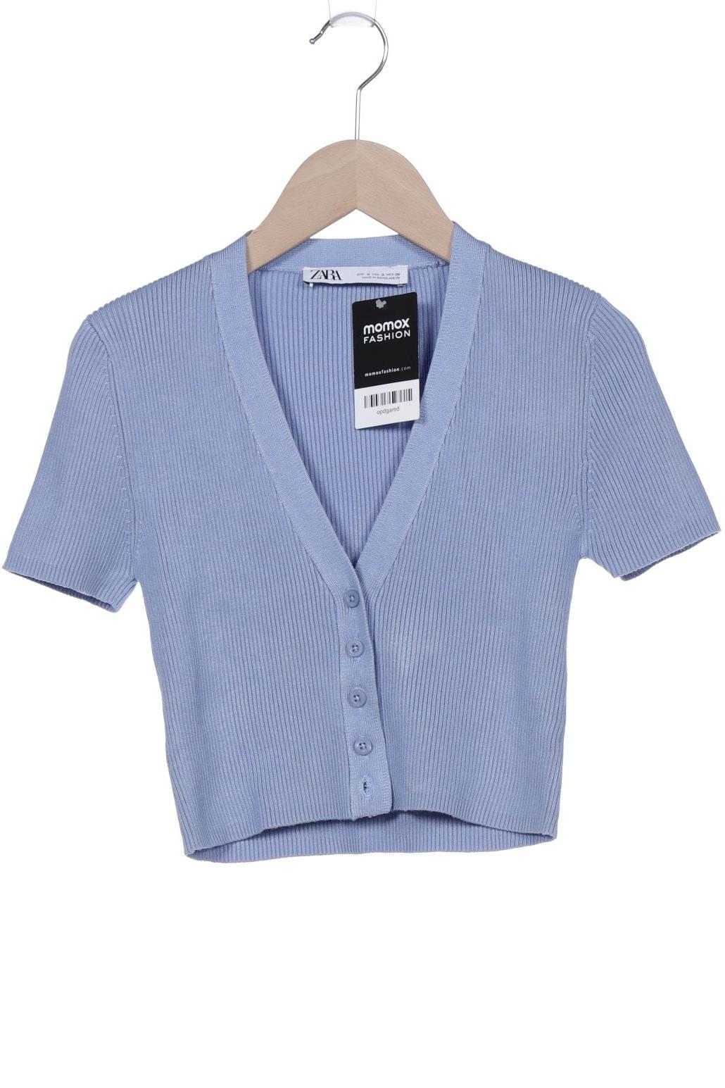 

Zara Damen Strickjacke, blau, Gr. 36
