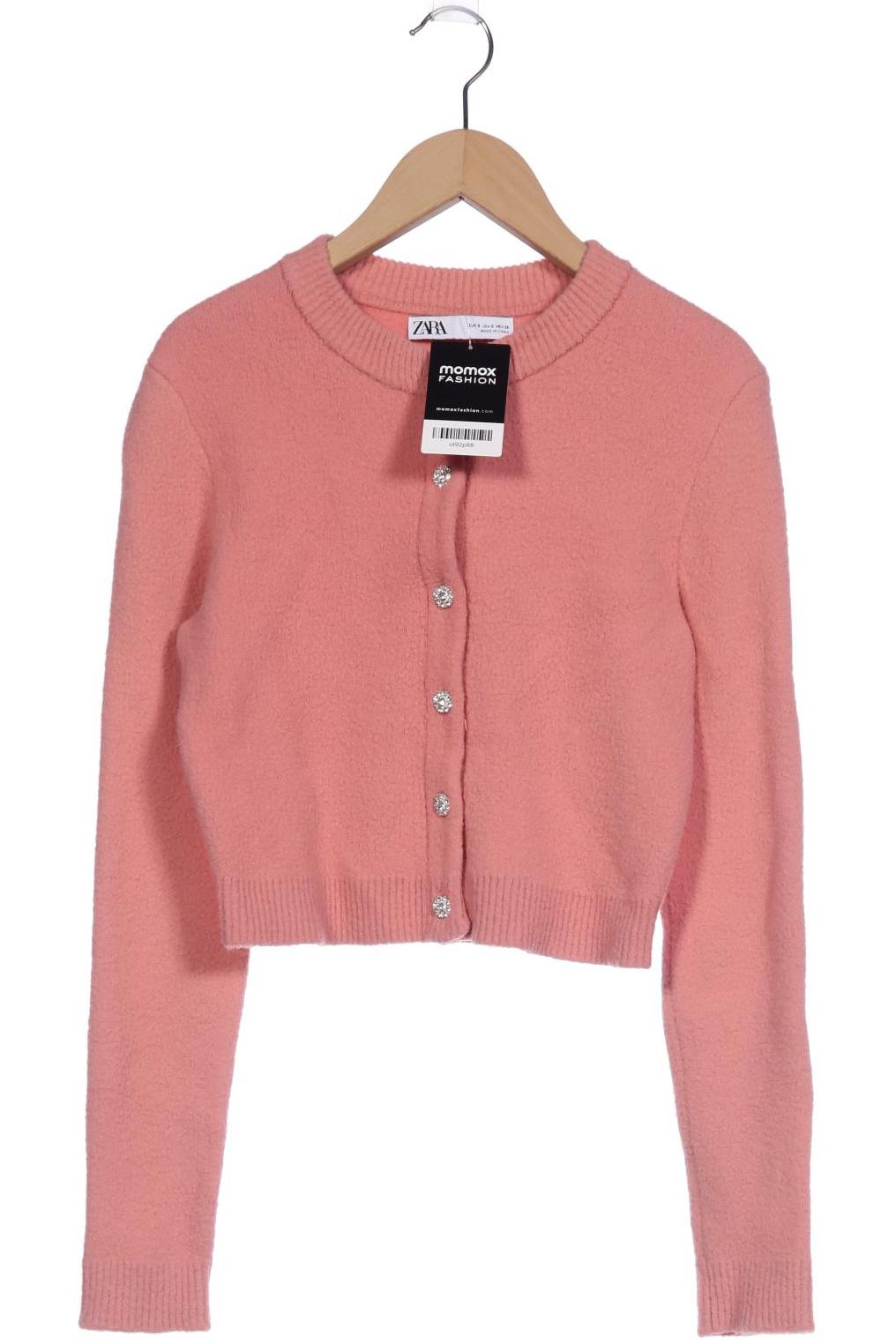 

ZARA Damen Strickjacke, pink