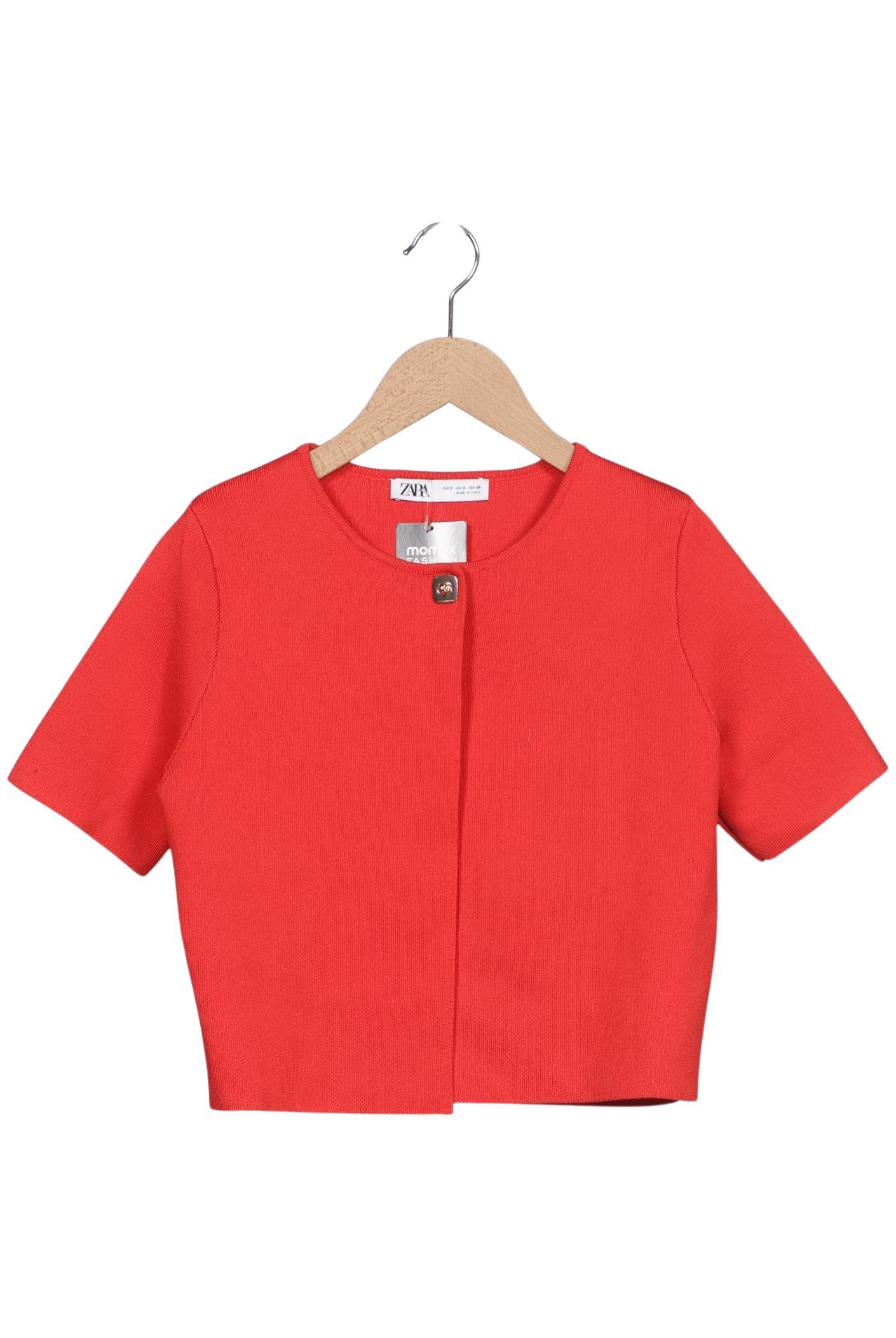 

Zara Damen Strickjacke, rot, Gr. 36